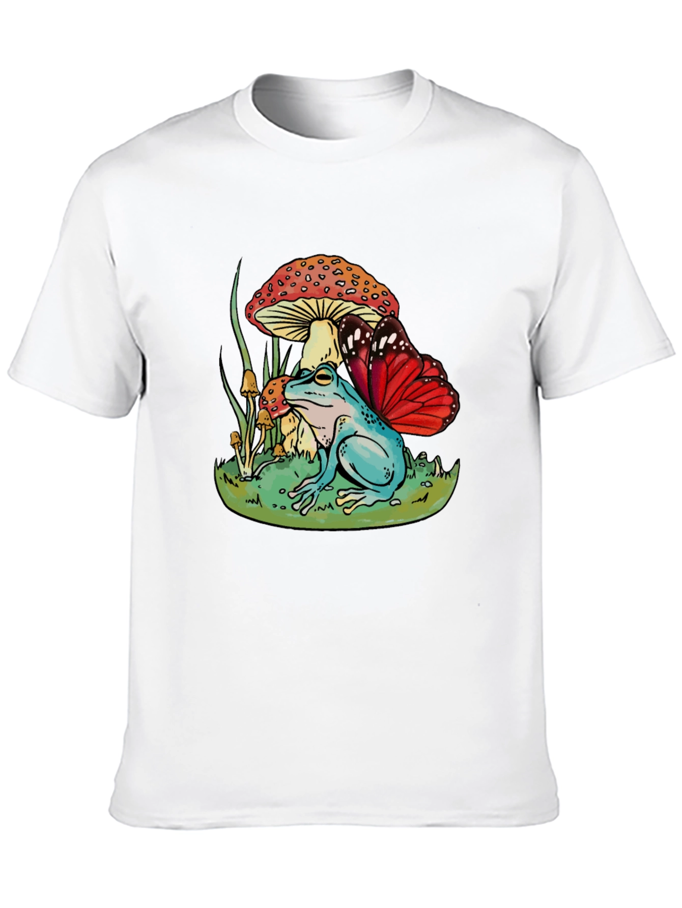 Black Frog & Mushroom Graphic Tee view 10