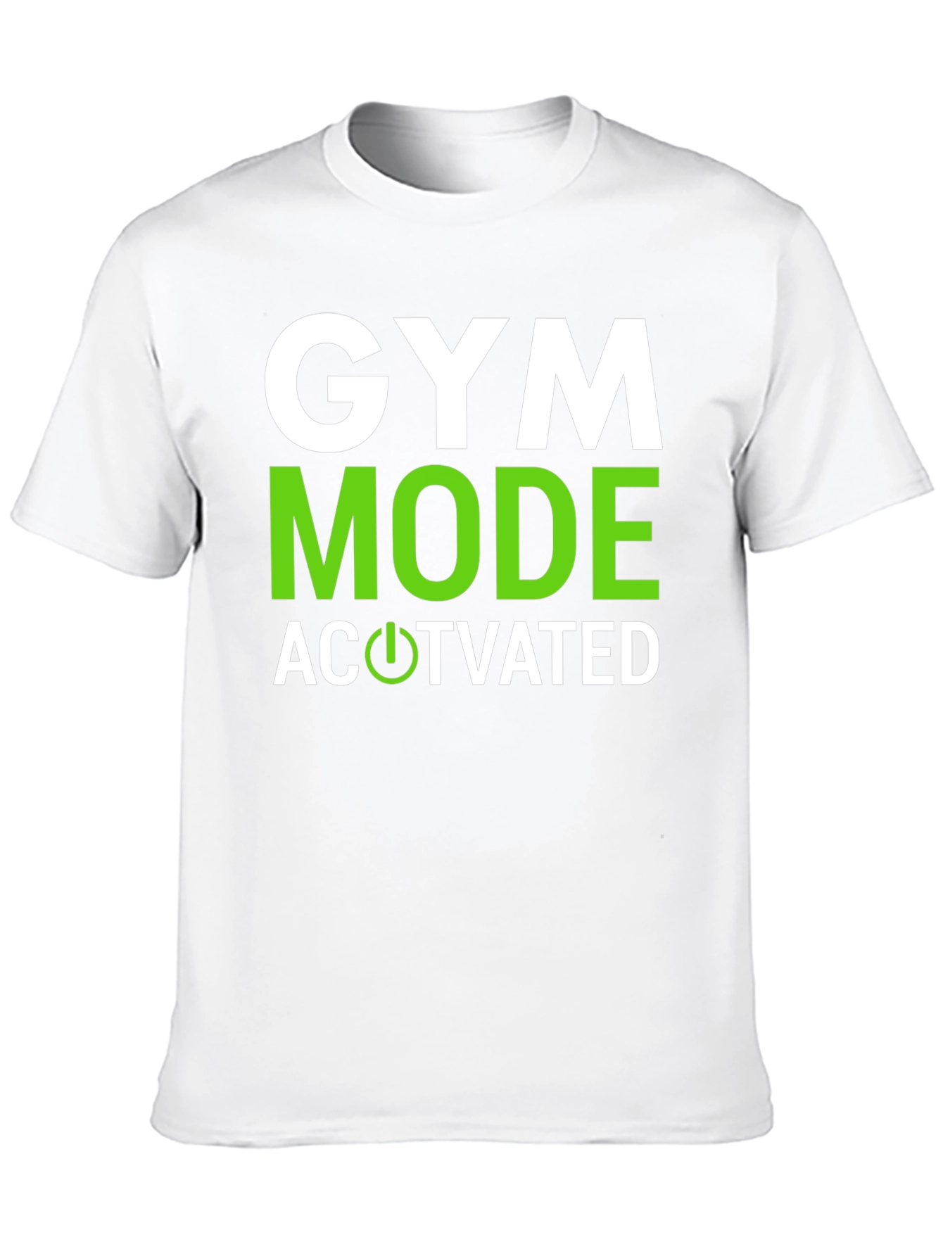 Black Gym Mode Activated Graphic Tee - Black Cotton view 10