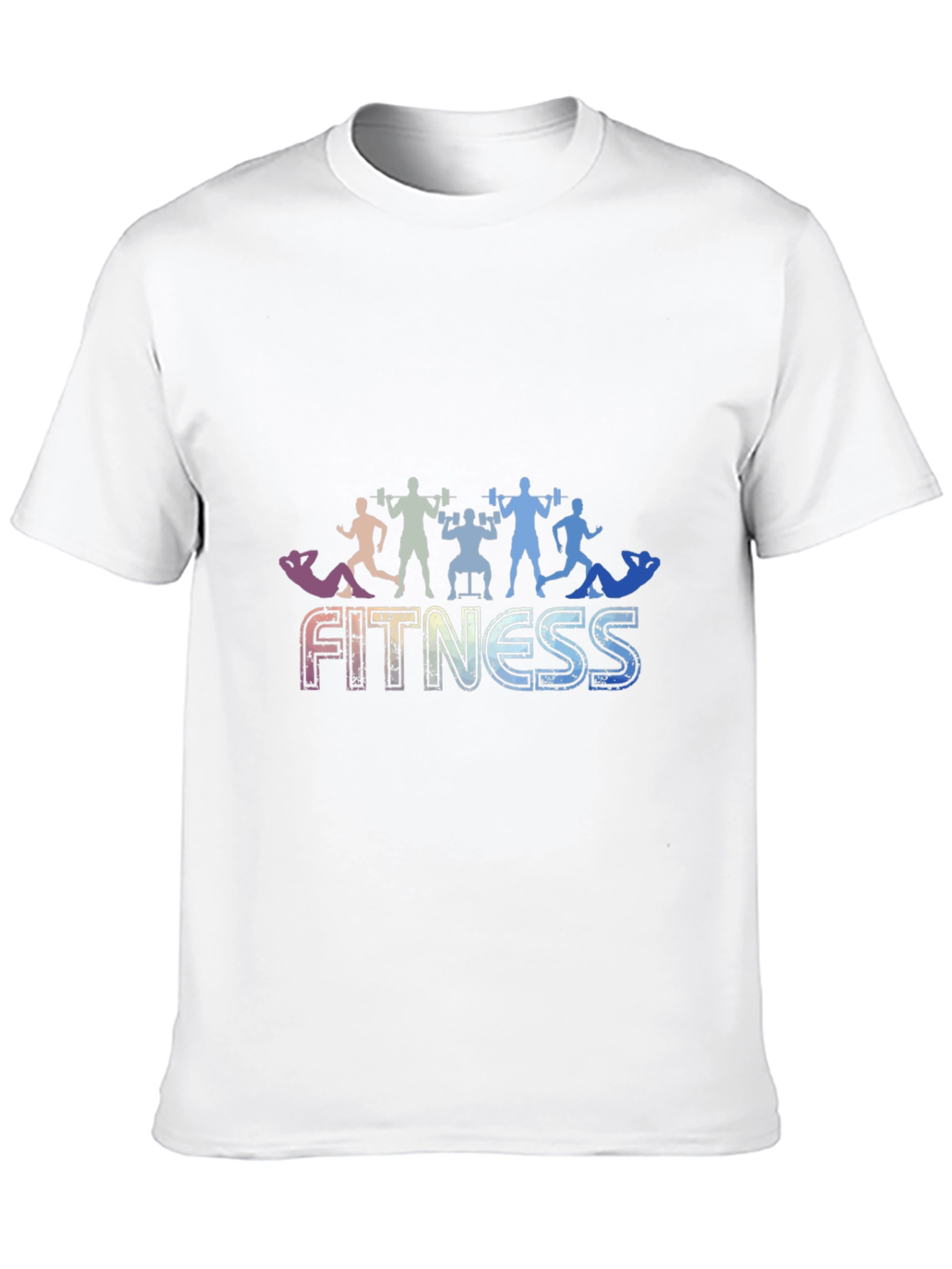 Black Fitness Graphic Black T-Shirt view 10