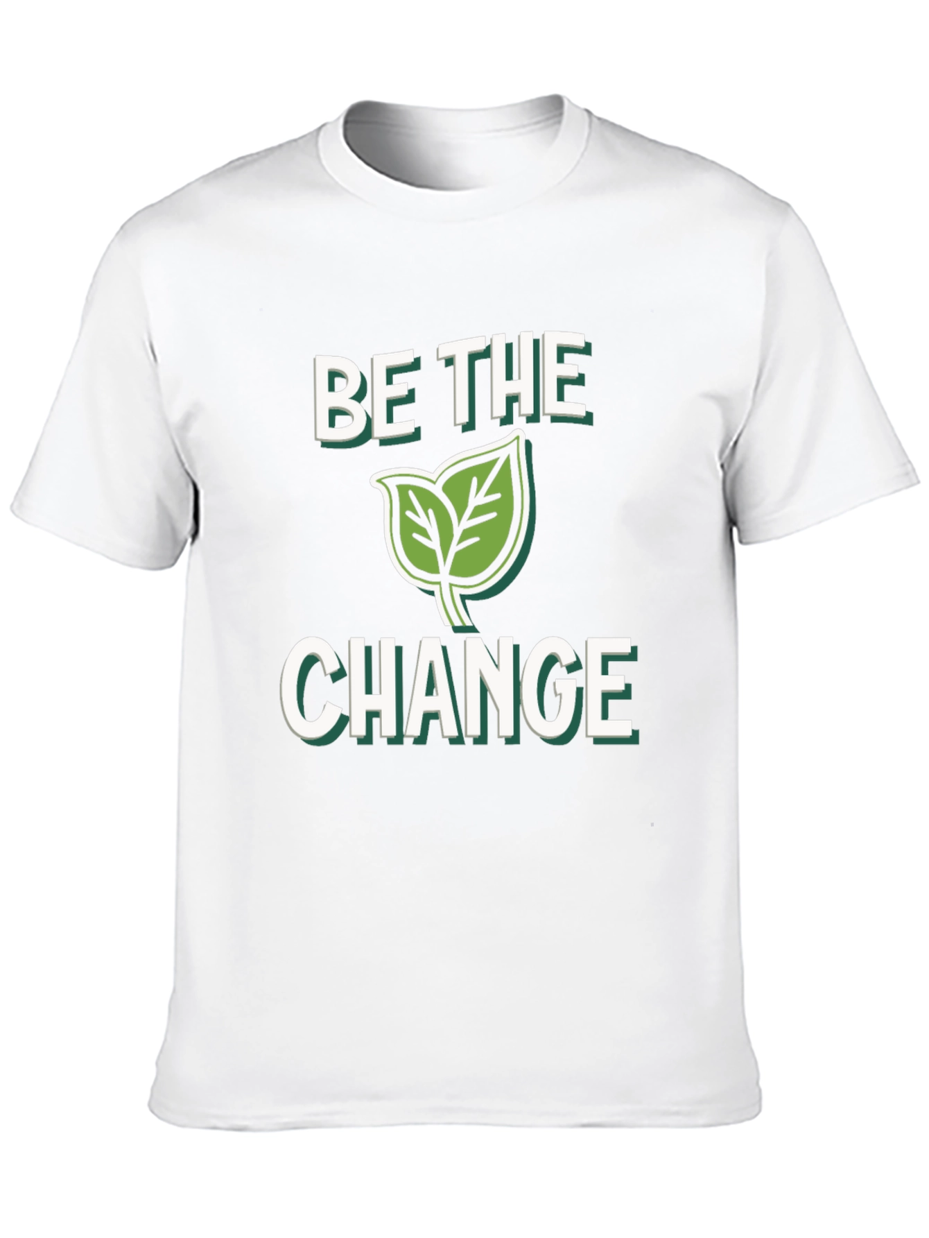 Black Be The Change Graphic T-Shirt - Eco Friendly Design view 10