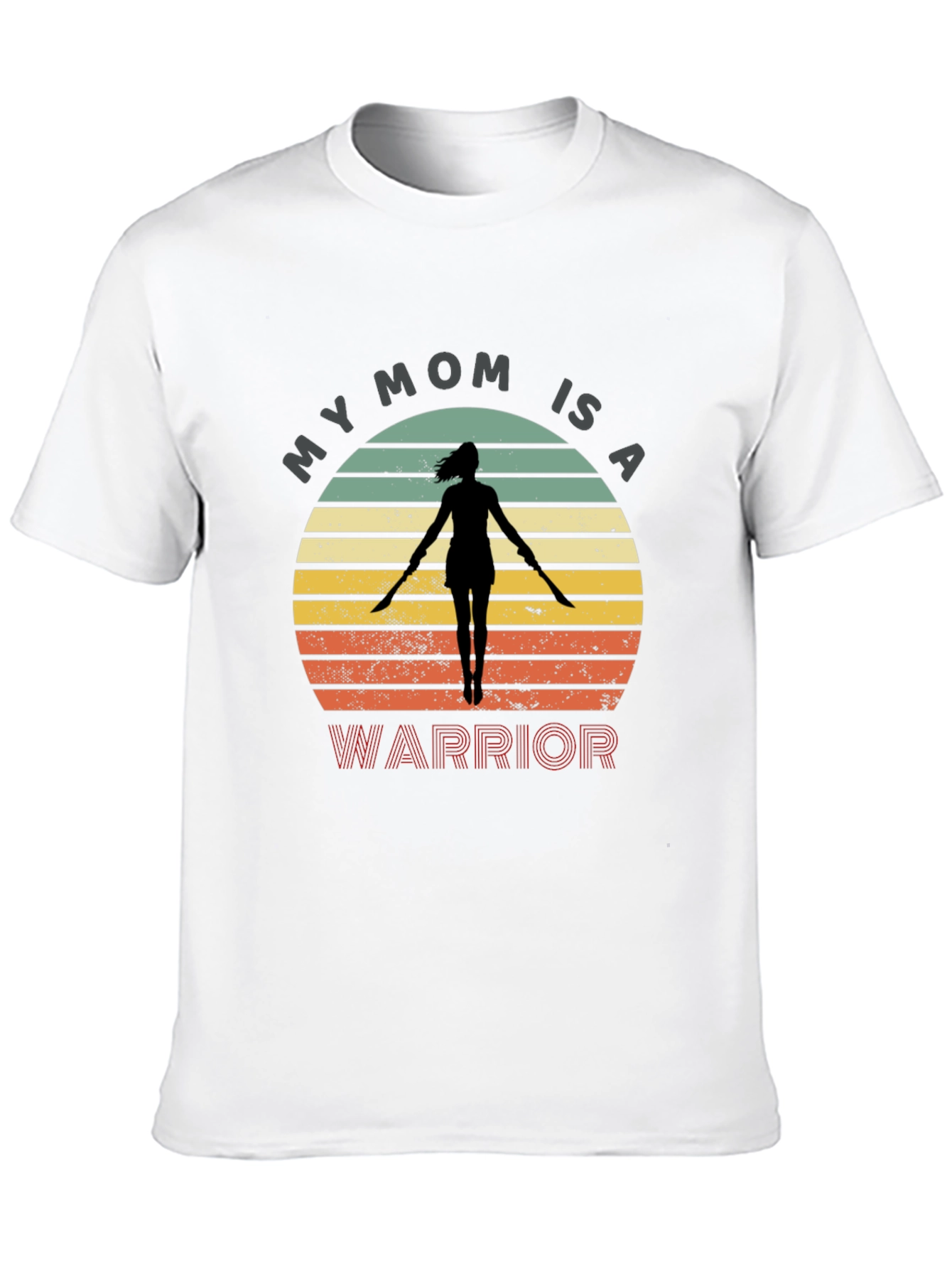 Black My Mom Is A Warrior Graphic Tee - Unisex view 10