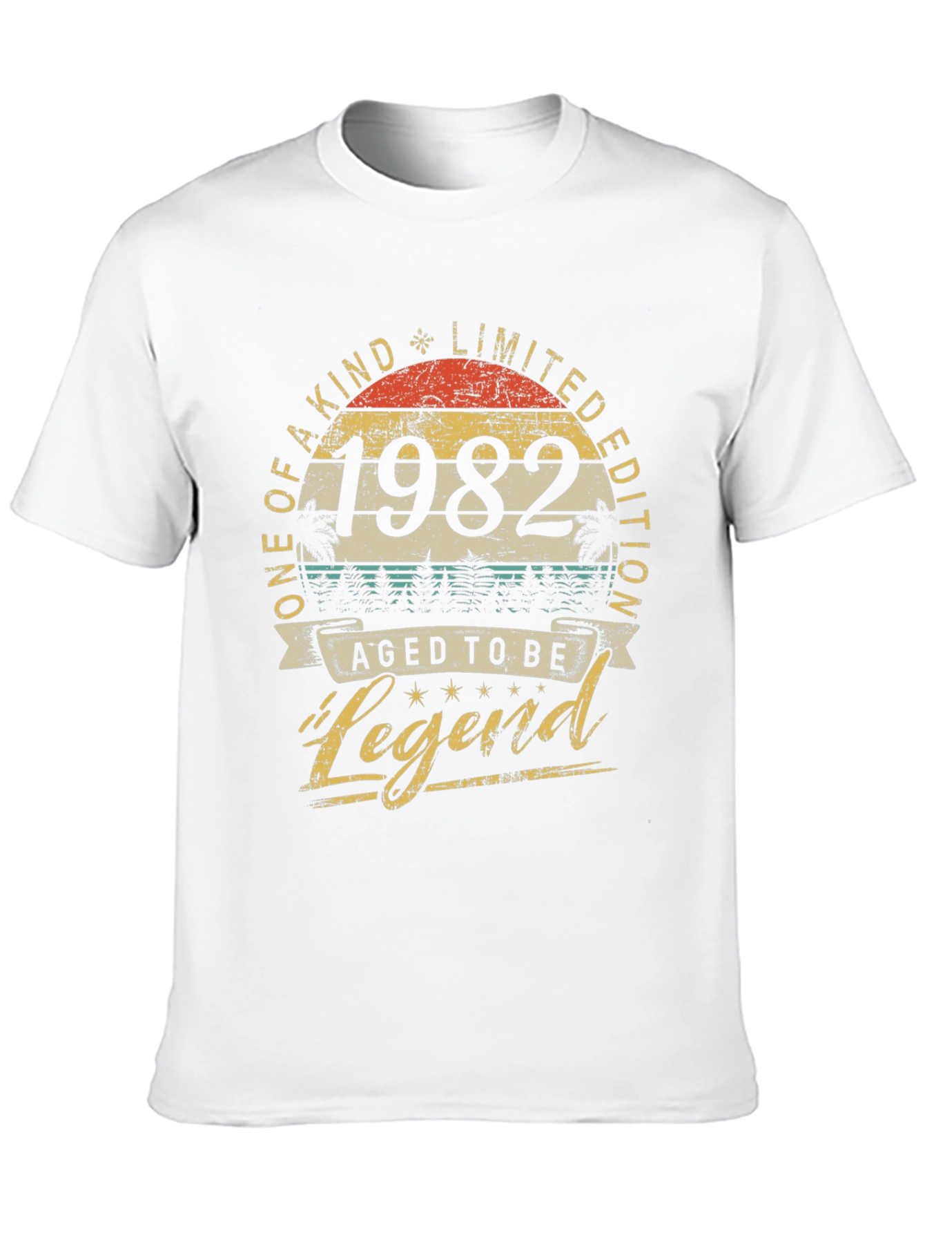 Black Aged to be Legend 1982 Graphic T-Shirt view 10