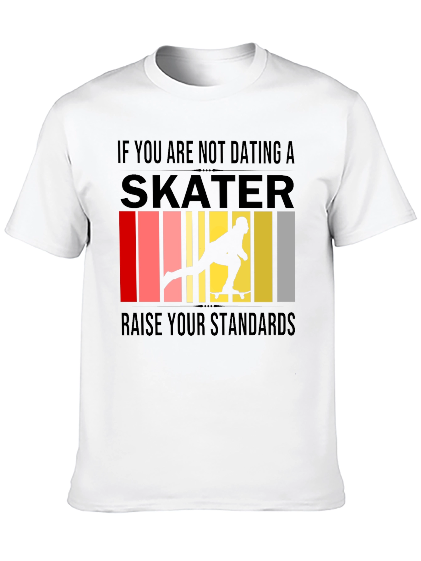 Black Skater Graphic T-Shirt - Raise Your Standards view 10