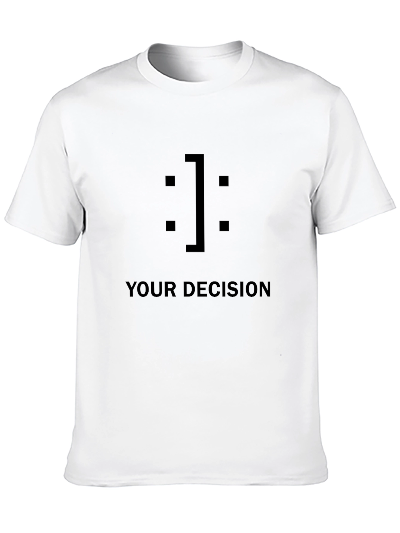 Black Your Decision Graphic Tee - Soft Cotton, Casual Style view 10