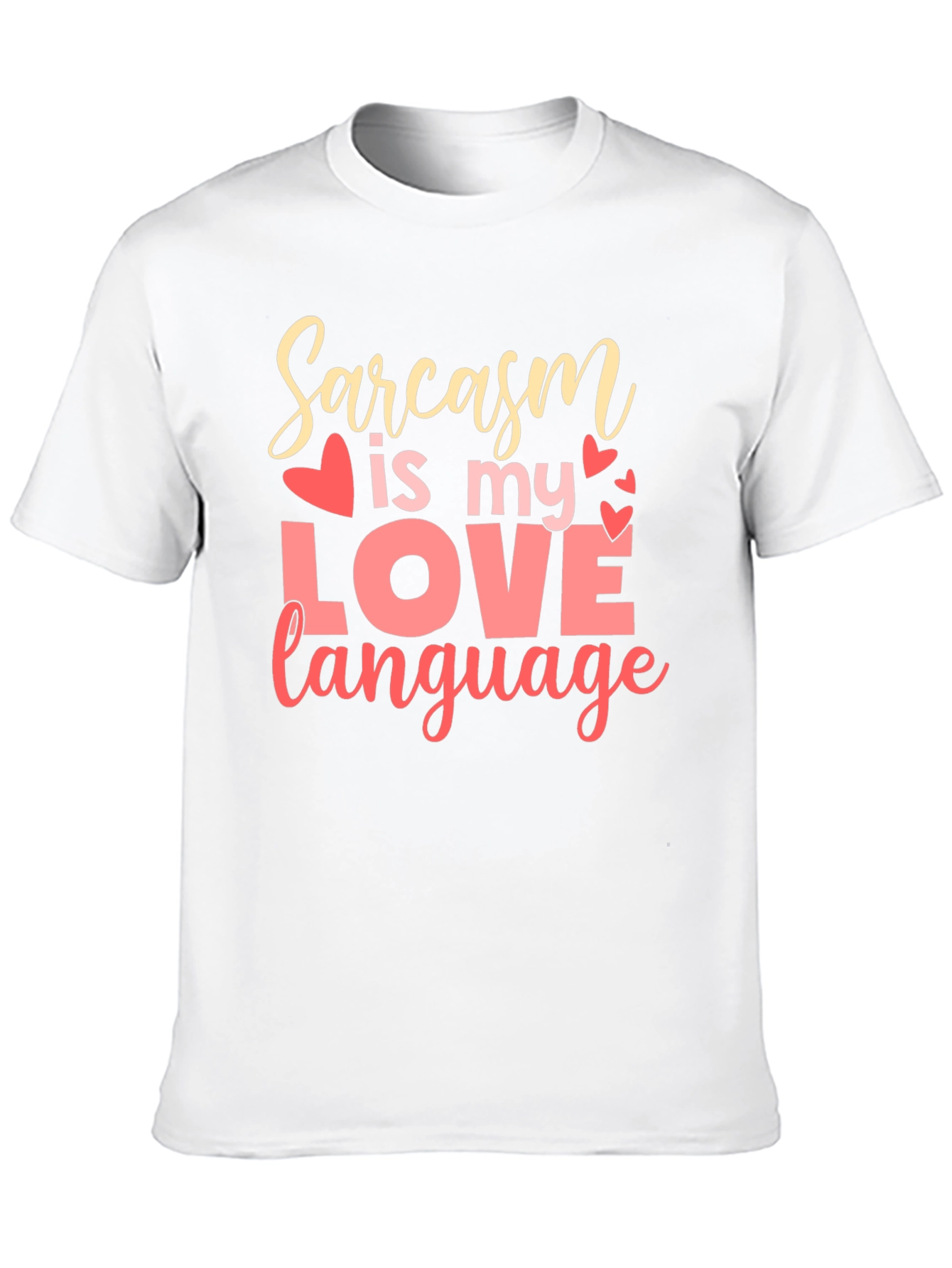 Black Sarcasm is My Love Language Graphic T-Shirt view 10