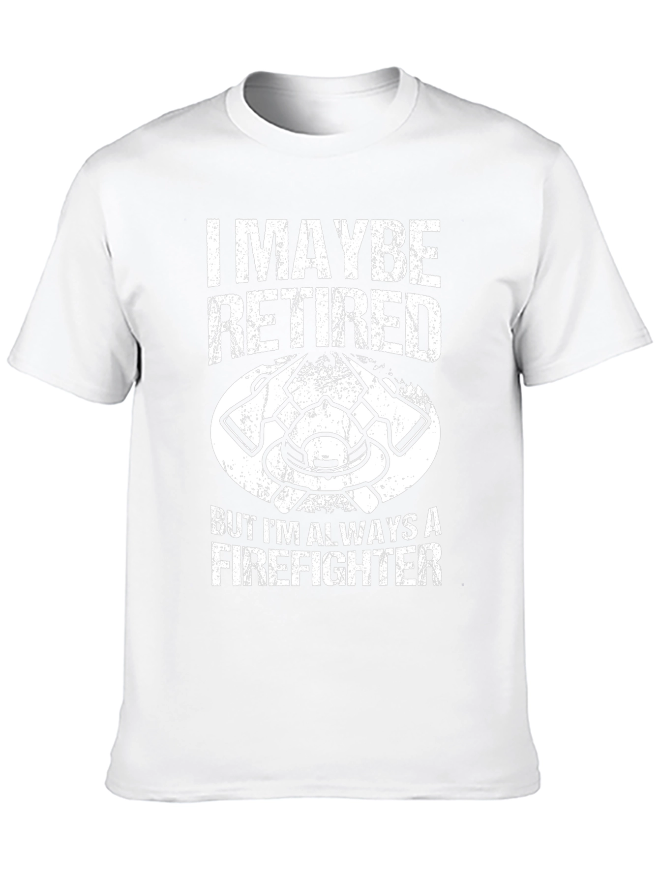 Black Retired Firefighter T-Shirt view 10