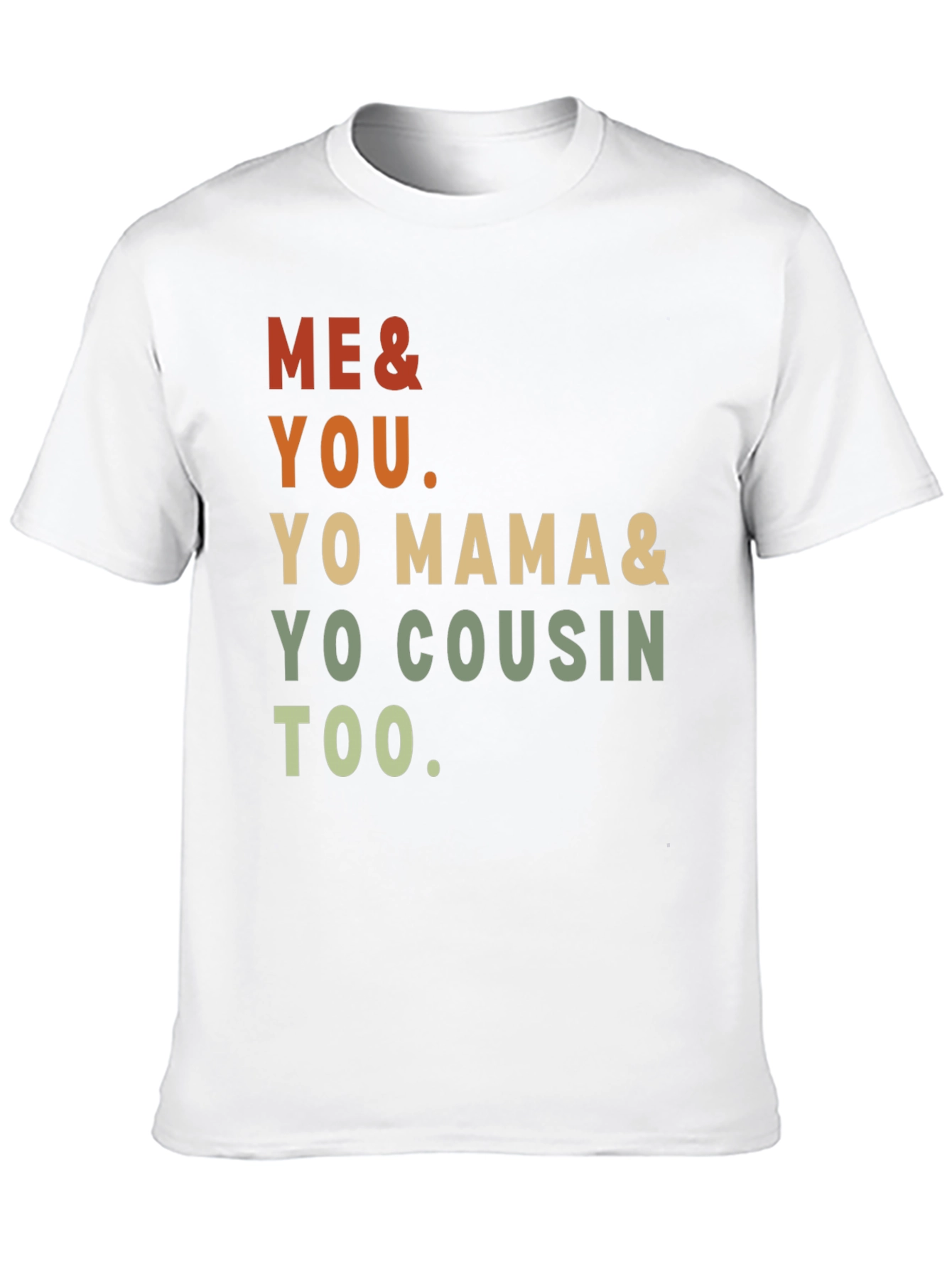Black Me & You Tee - Yo Mama & Cousin Too - Retro Style view 10