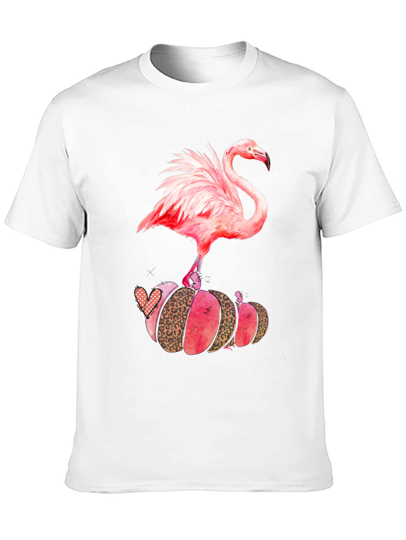 Black Flamingo Pumpkin Patch Tee view 10