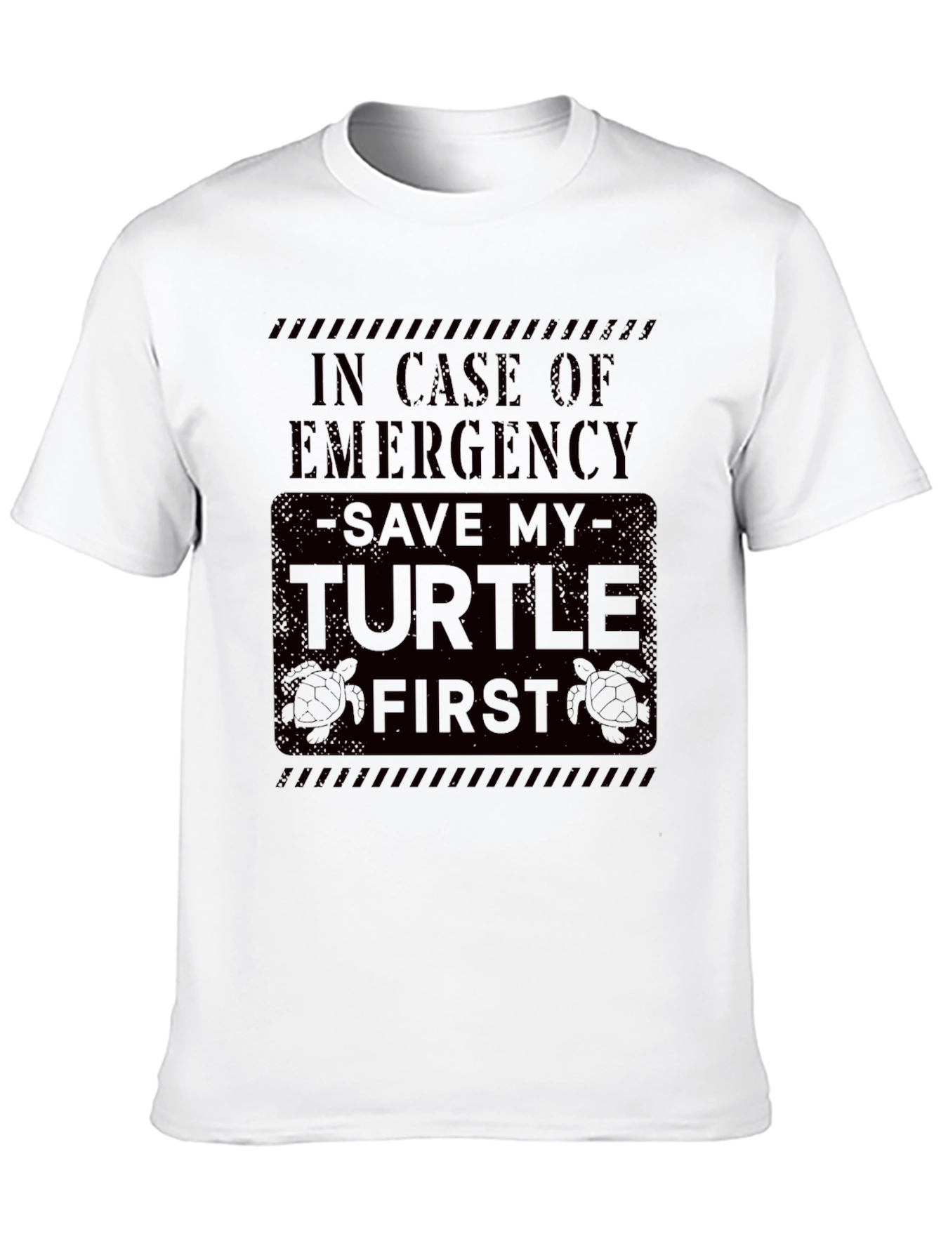 Black Save My Turtle First Graphic T-Shirt view 10