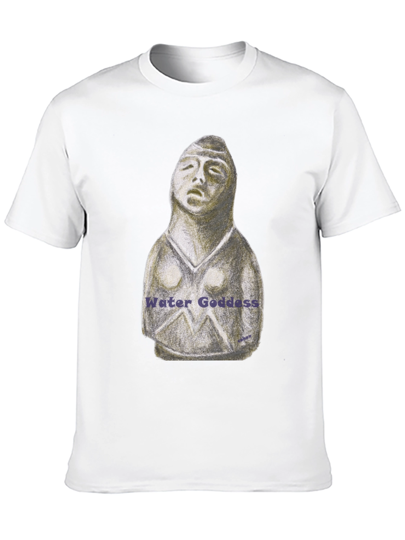 Black Water Goddess Graphic T-Shirt view 10