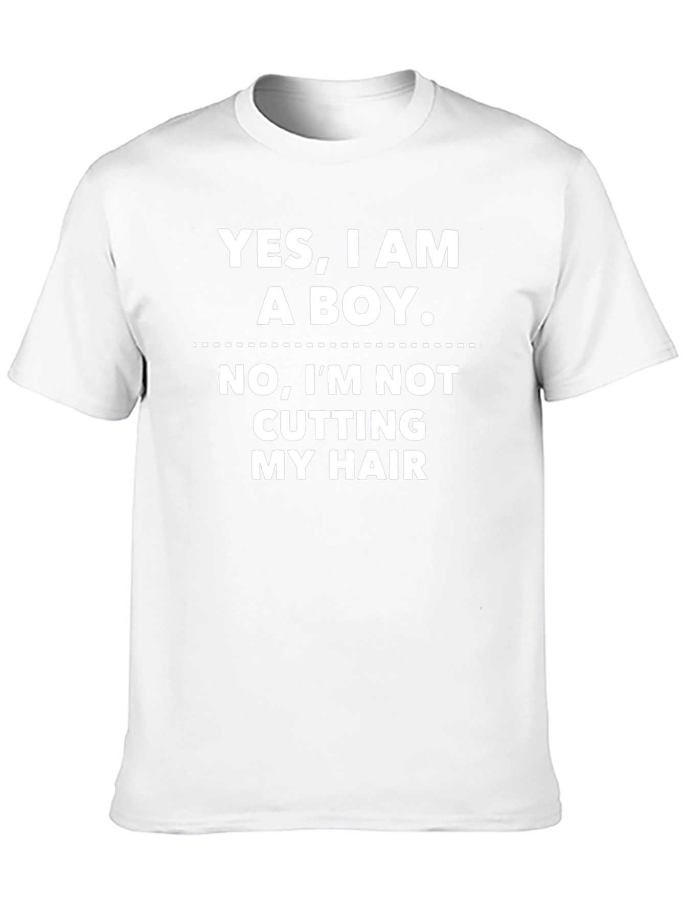 Black Yes, I Am a Boy T-Shirt view 10