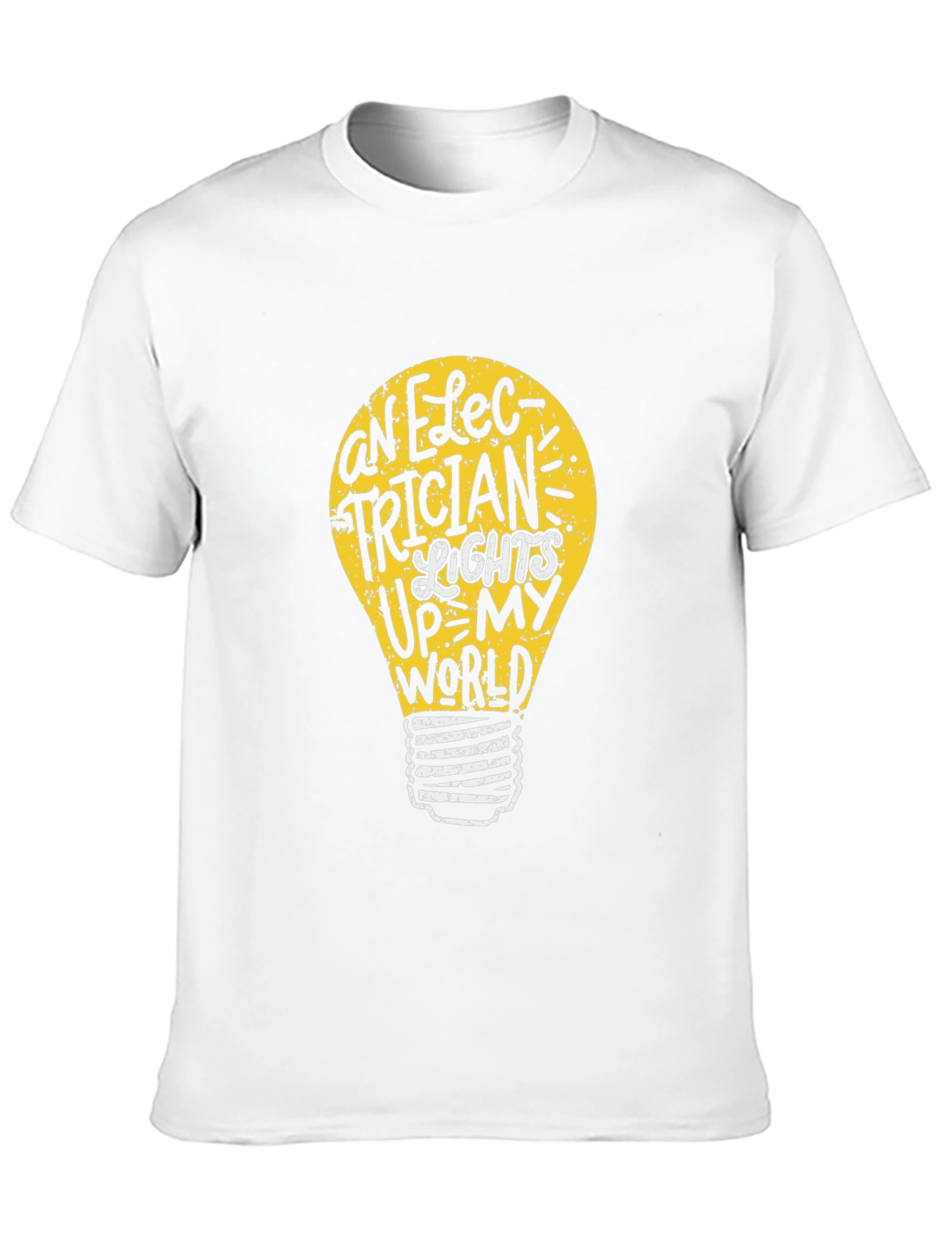Black Electrician Light Up My World Graphic Tee view 10