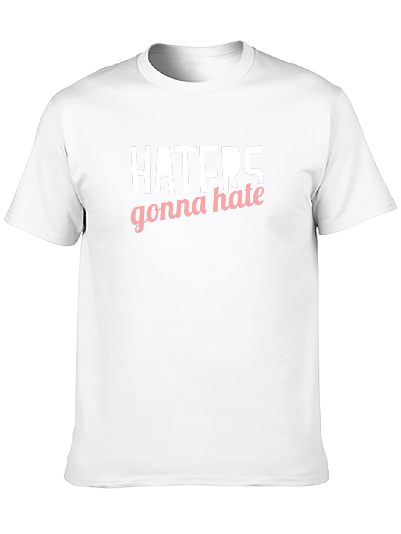 Black Haters Gonna Hate Graphic Tee - Black Casual Shirt view 10