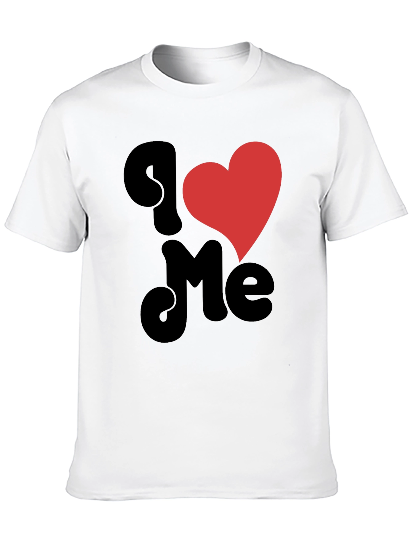 Black I Heart Me Black Graphic Tee view 10
