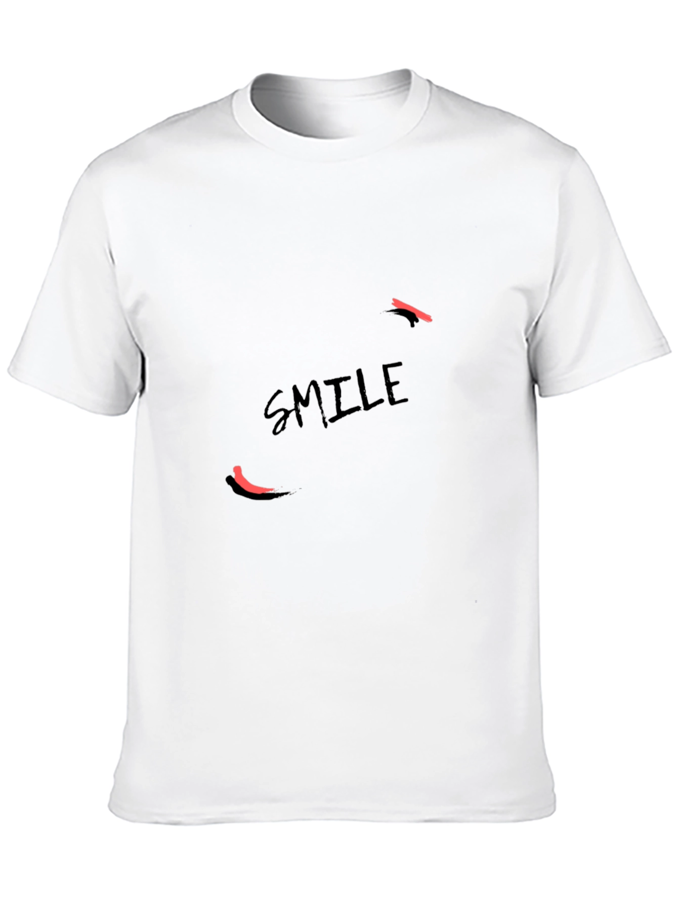 Black Smile Graphic Tee - Men's Black T-Shirt view 10
