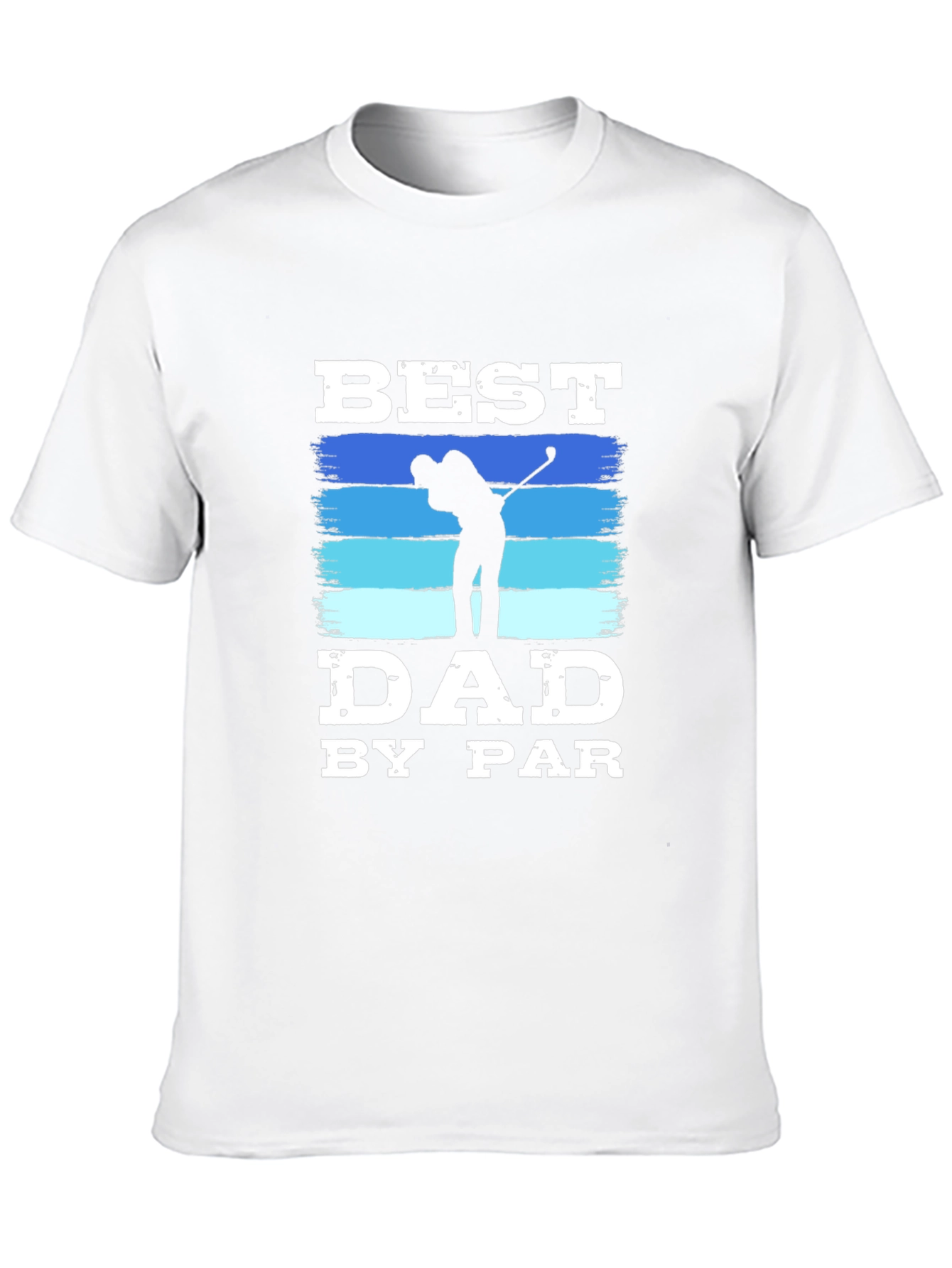 Black Best Dad By Par Golf T-Shirt view 10