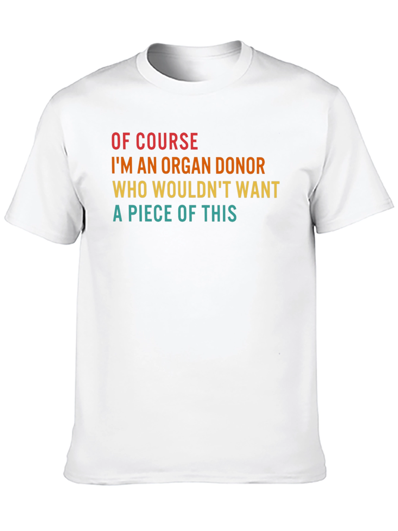 Black Organ Donor Humor Tee -  Piece of This T-Shirt view 10