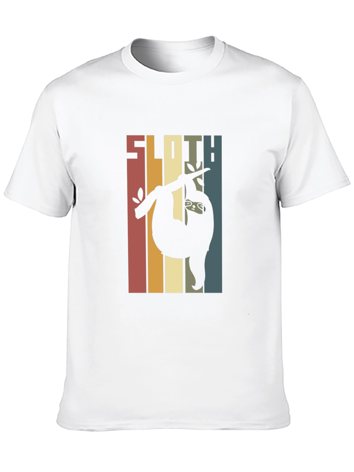 Black Vintage Sloth Graphic T-Shirt - Retro Style view 10
