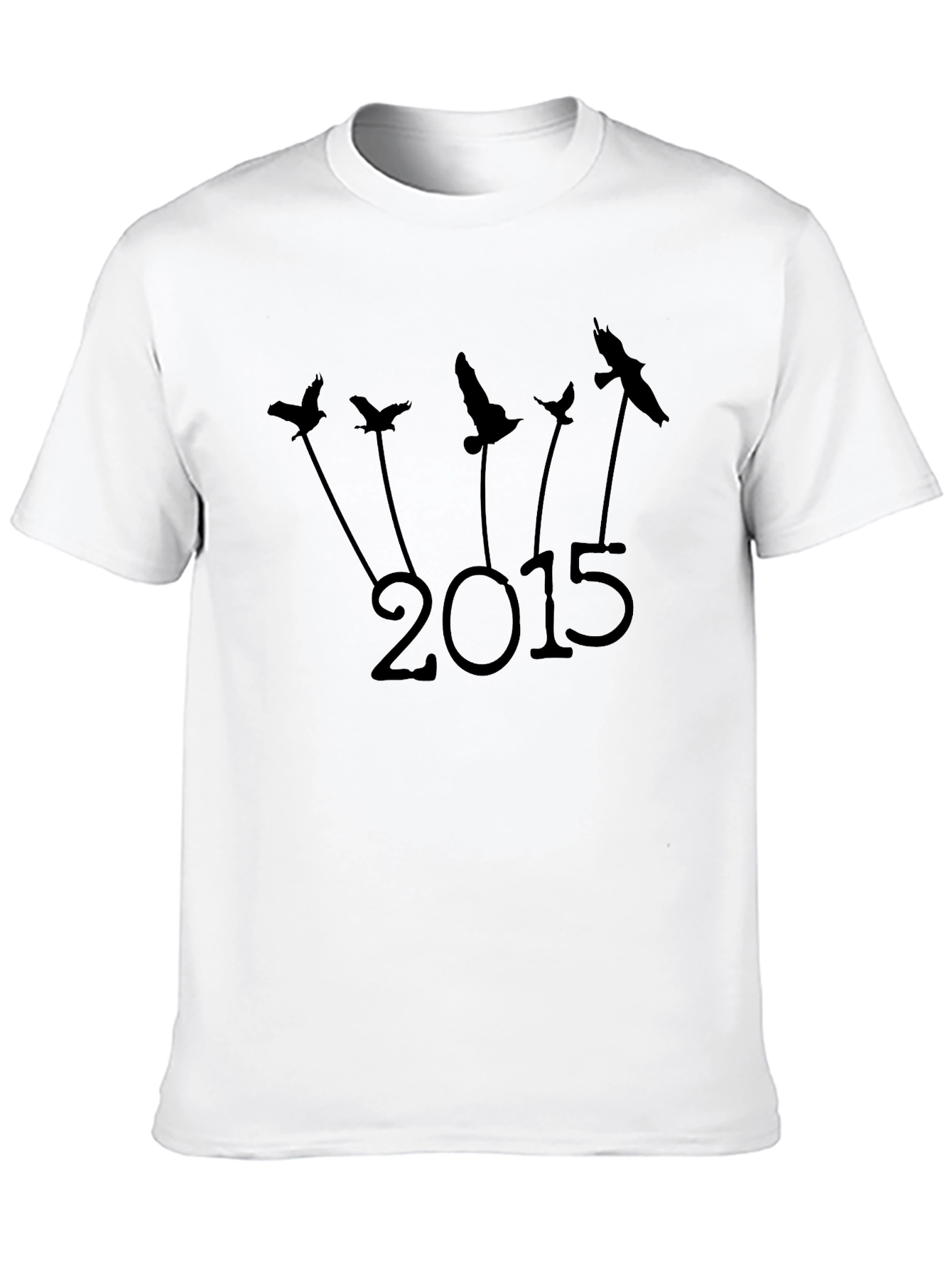 Black Black 2015 Bird Graphic Tee view 10