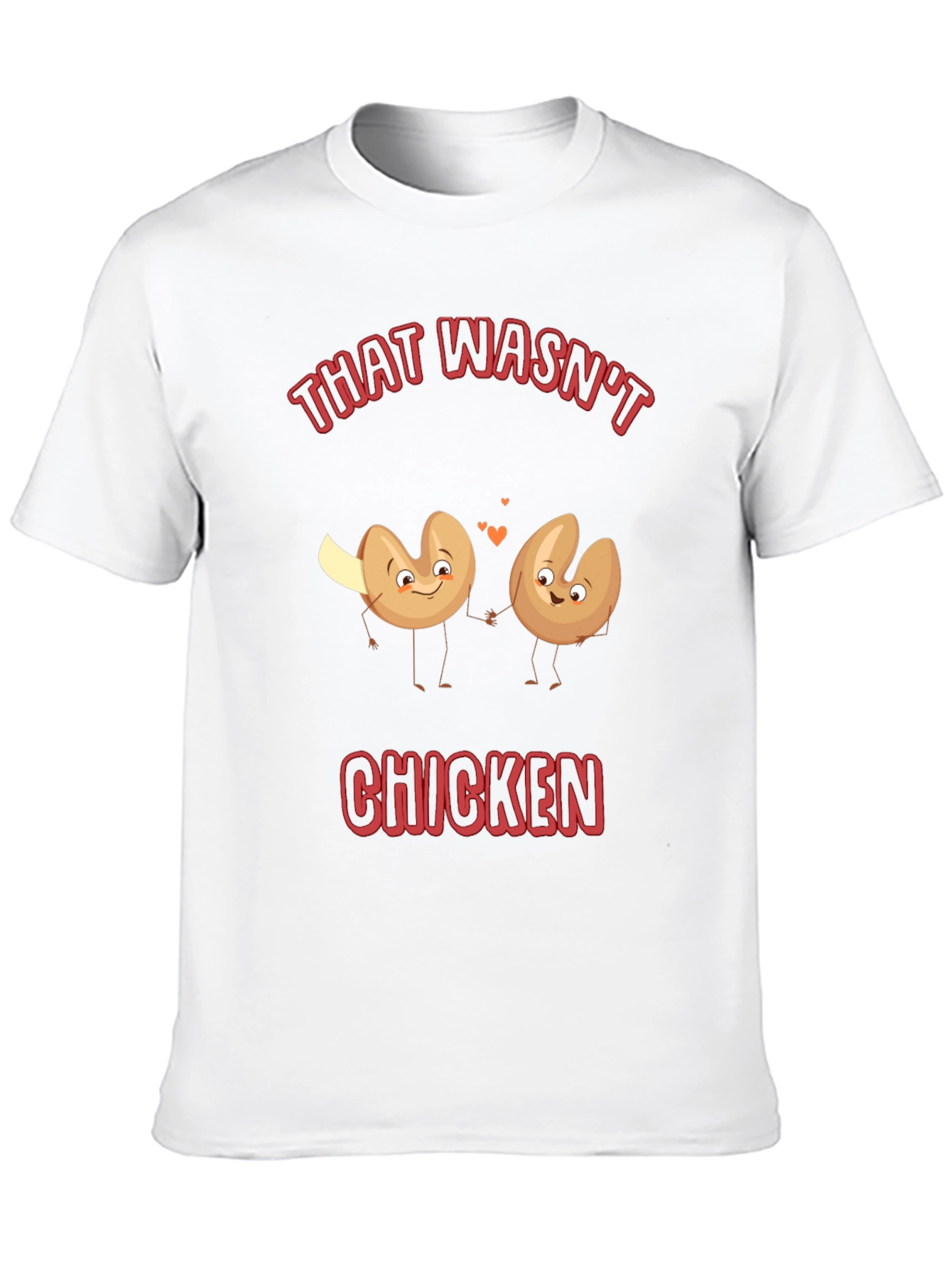Black Funny That Wasn't Chicken Fortune Cookie T-Shirt view 10
