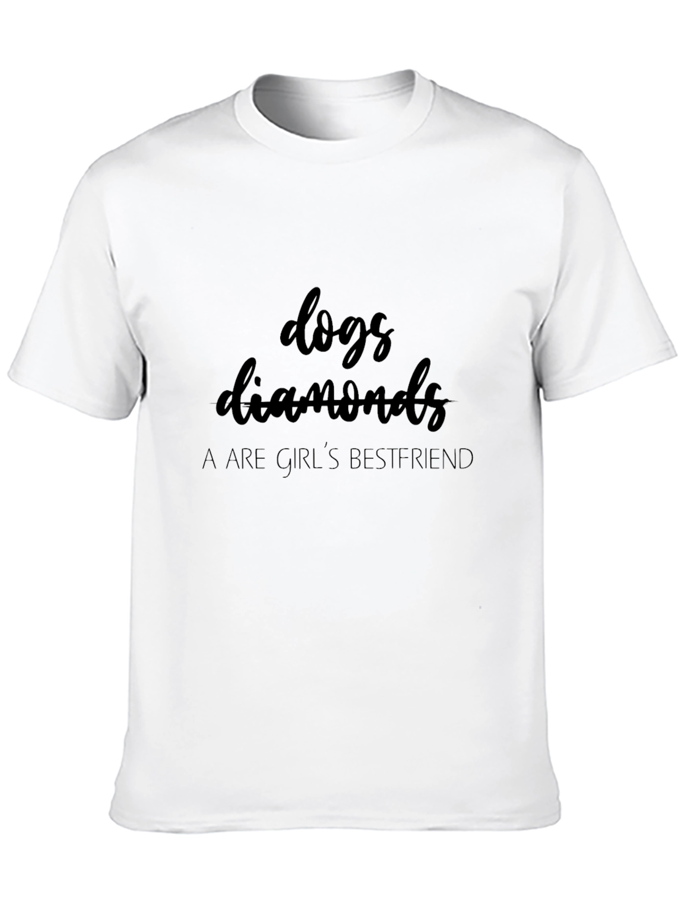 Black Dogs & Diamonds T-Shirt: A Girl's Best Friend view 10