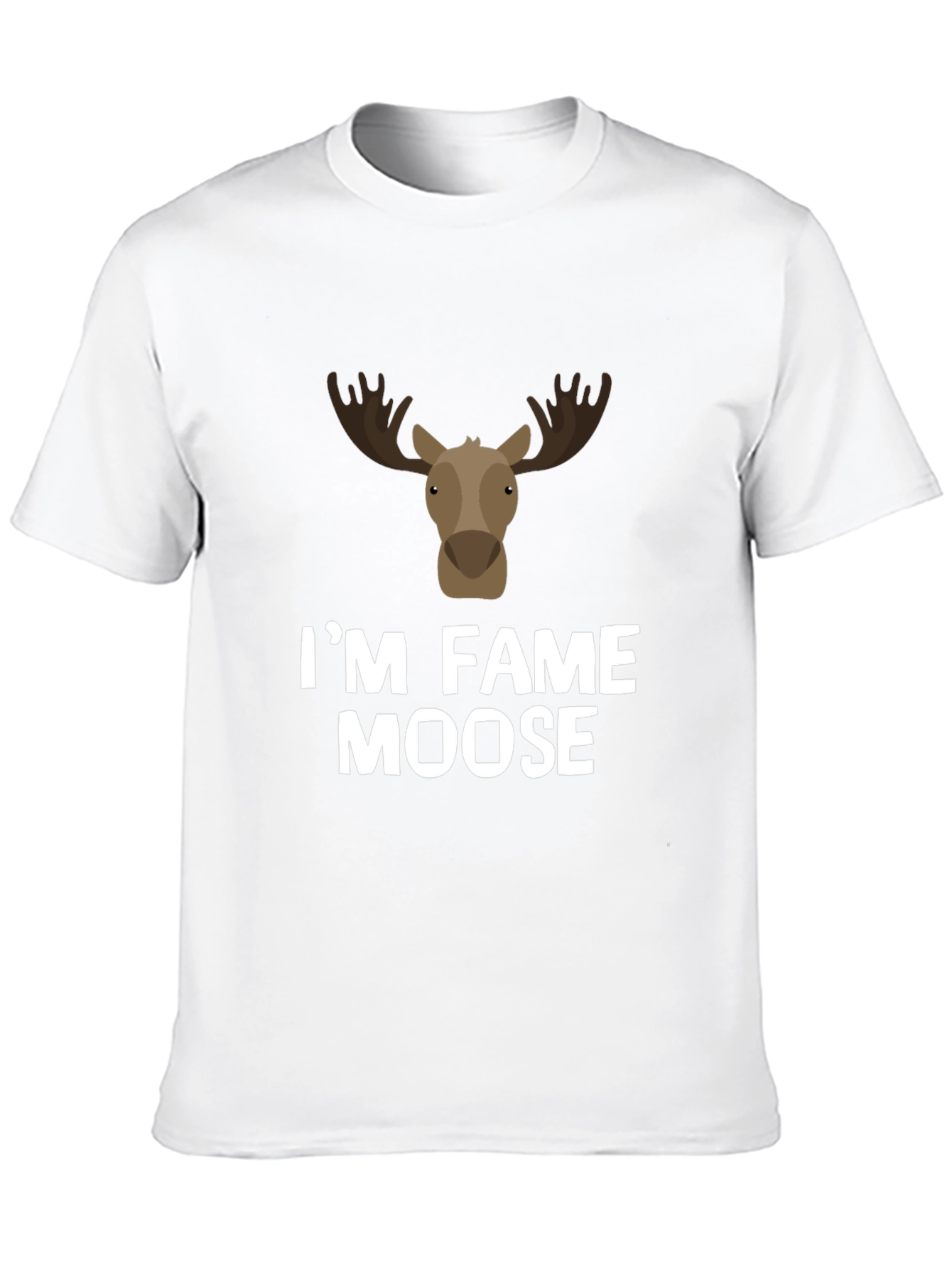 Black I'm Fame Moose Graphic T-Shirt view 10
