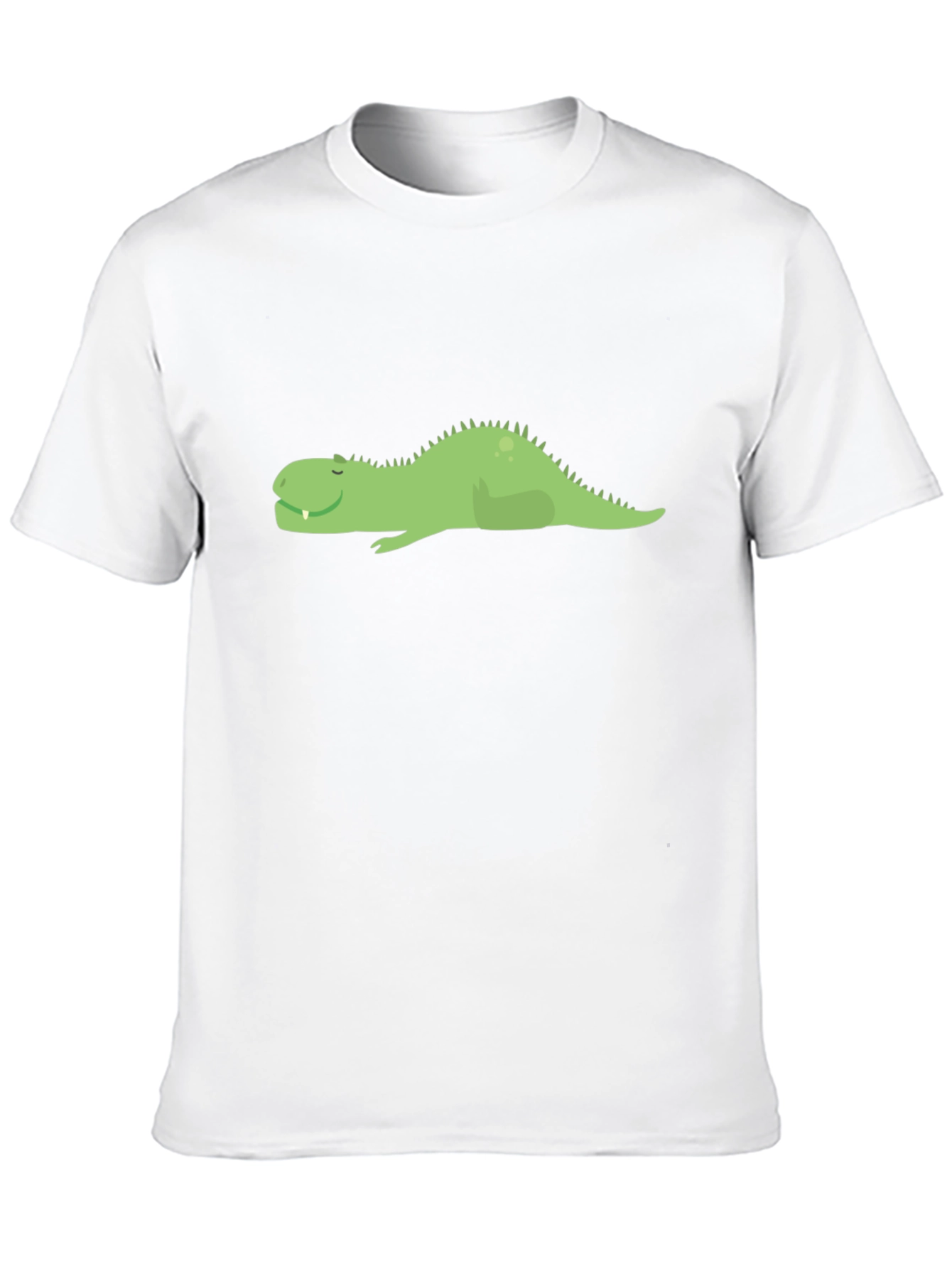 Black Dino Nap T-Shirt - Lazy Green Dinosaur Tee view 10