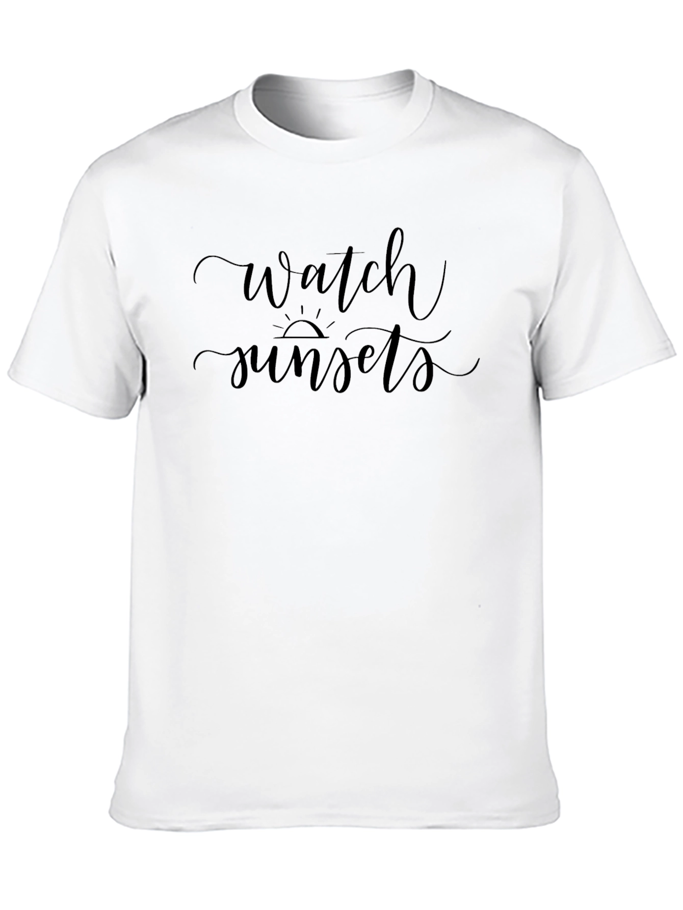 Black Watch Sunsets Graphic Tee - Black T-Shirt view 10