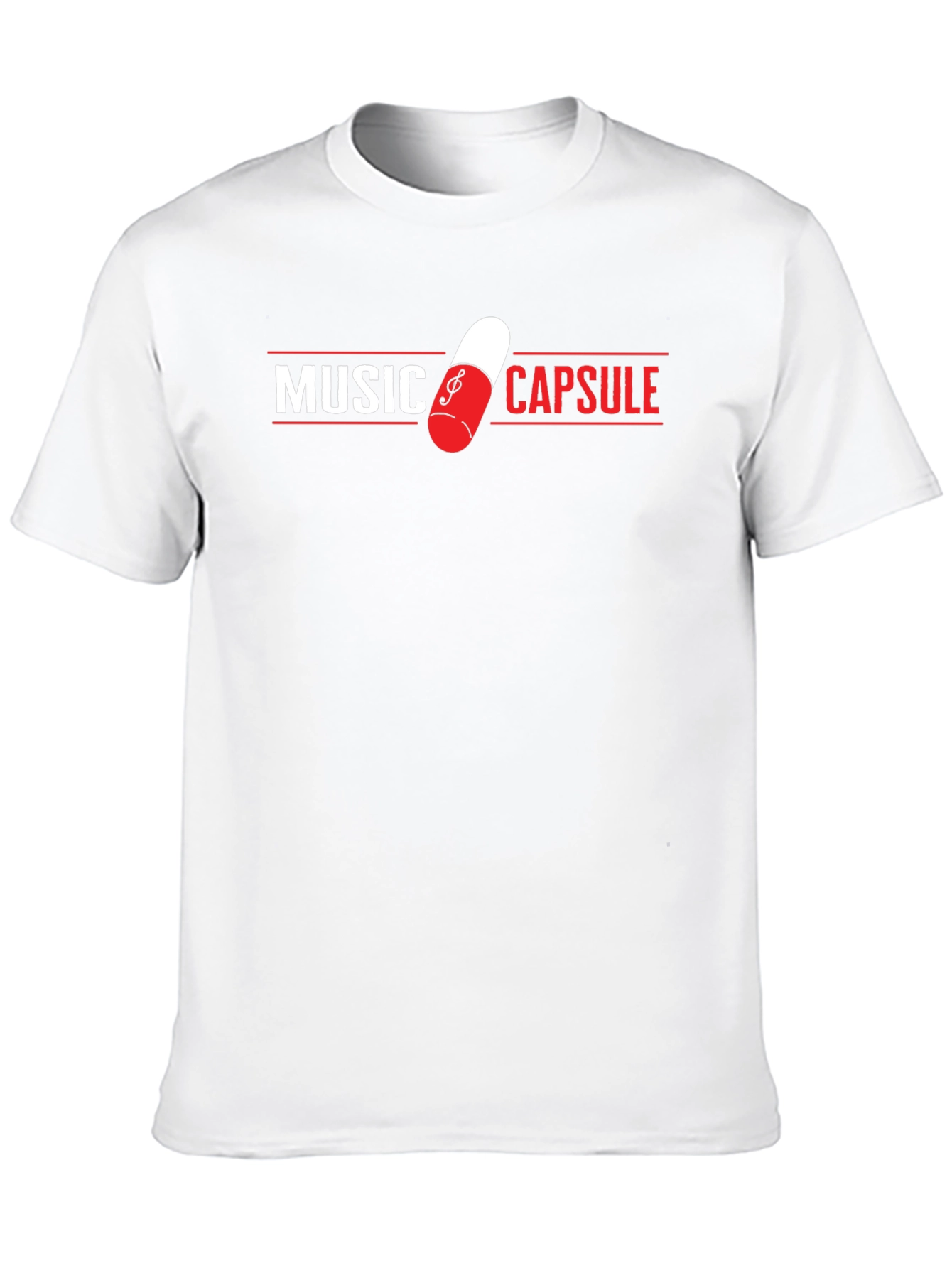 Black Music Capsule Graphic T-Shirt - Trendy Black Tee view 10