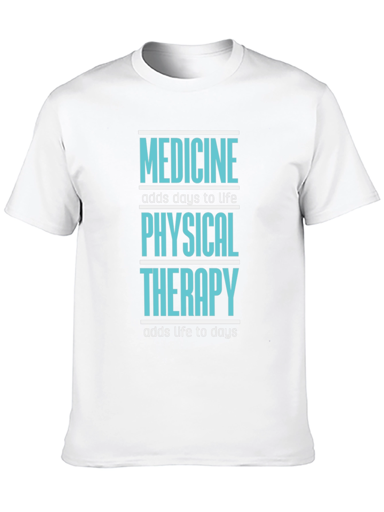 Black Medicine & Physical Therapy Graphic T-Shirt view 10