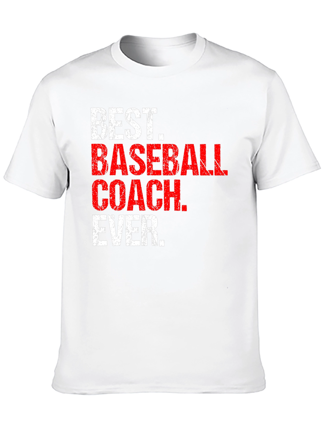 Black Best Baseball Coach Ever Graphic T-Shirt view 10