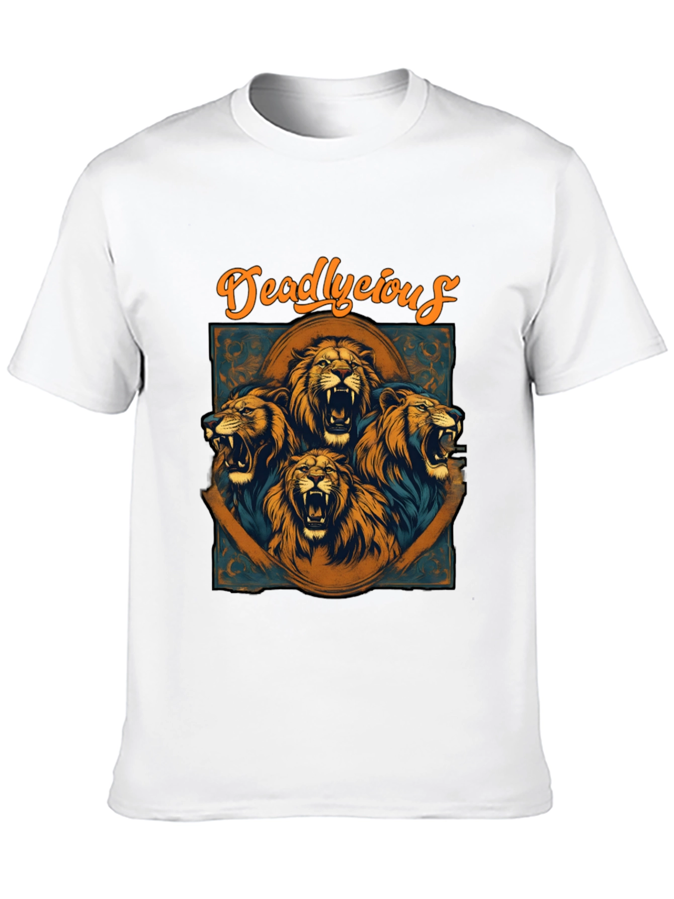 Black Deadlycious Lion Graphic Tee - Mens view 10