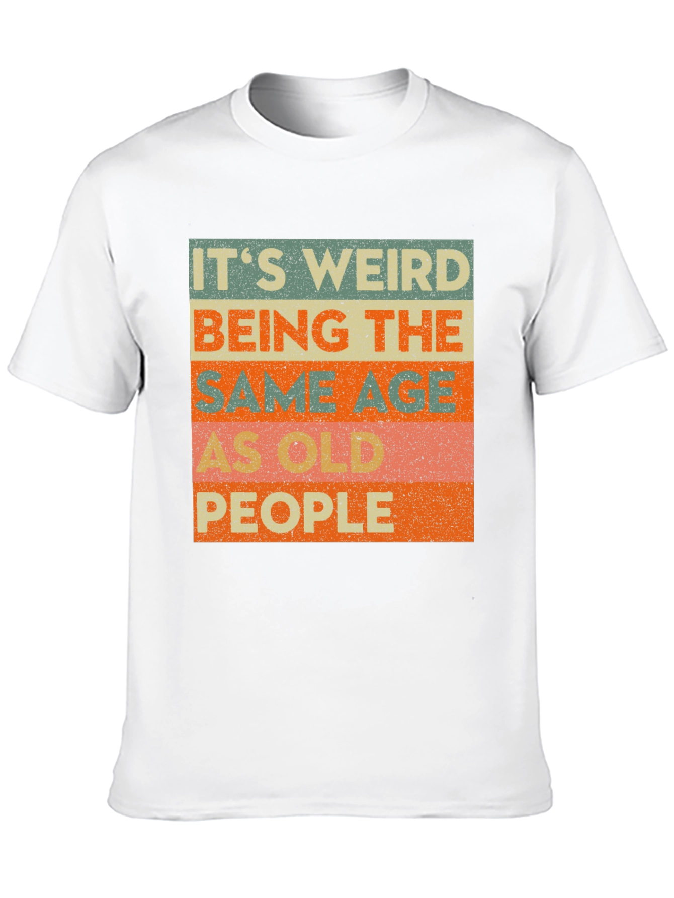 Black Funny Old People T-Shirt, Novelty Humor Tee view 10