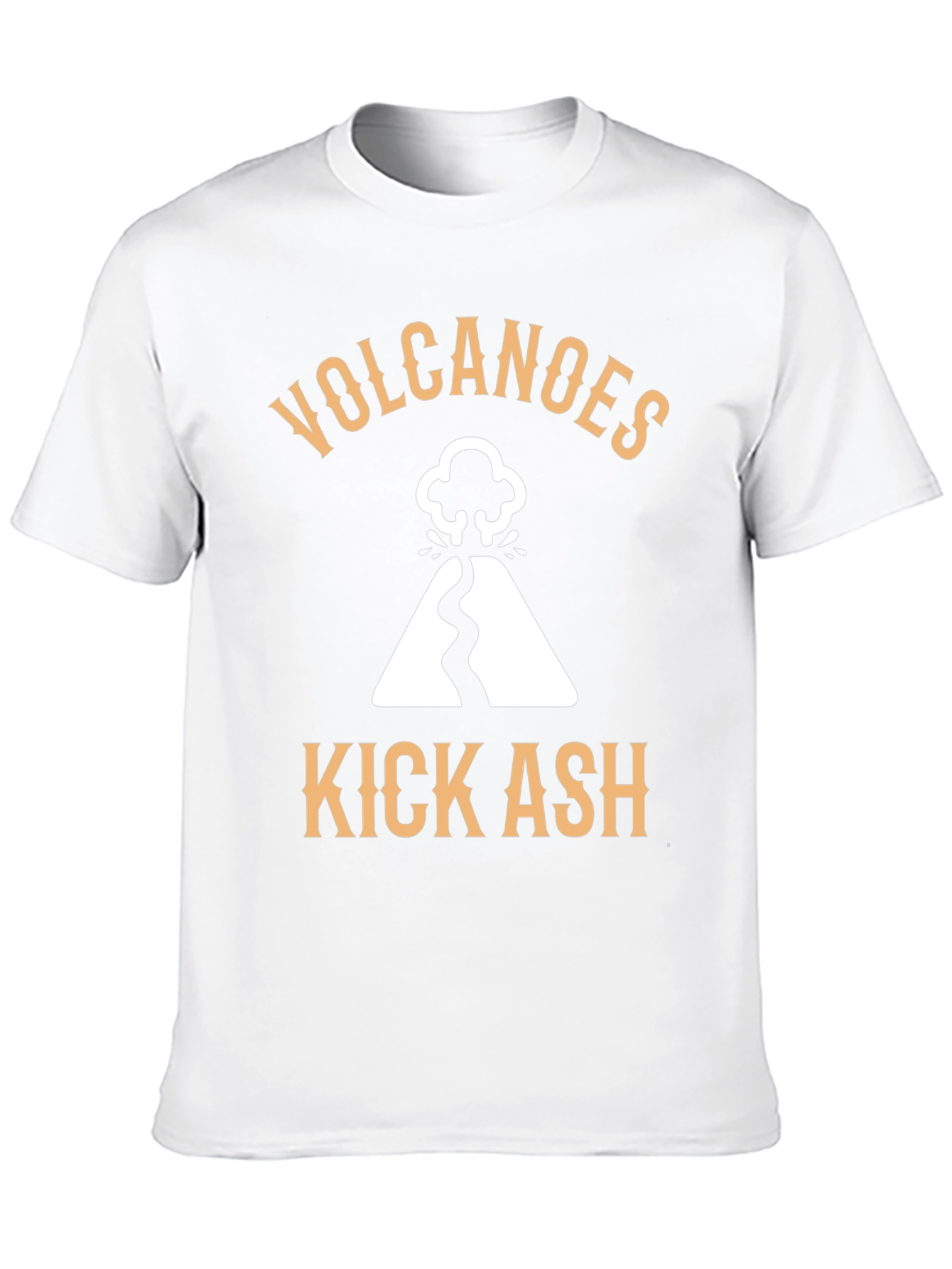 Black Volcanoes Kick Ash Graphic Tee - Black view 10