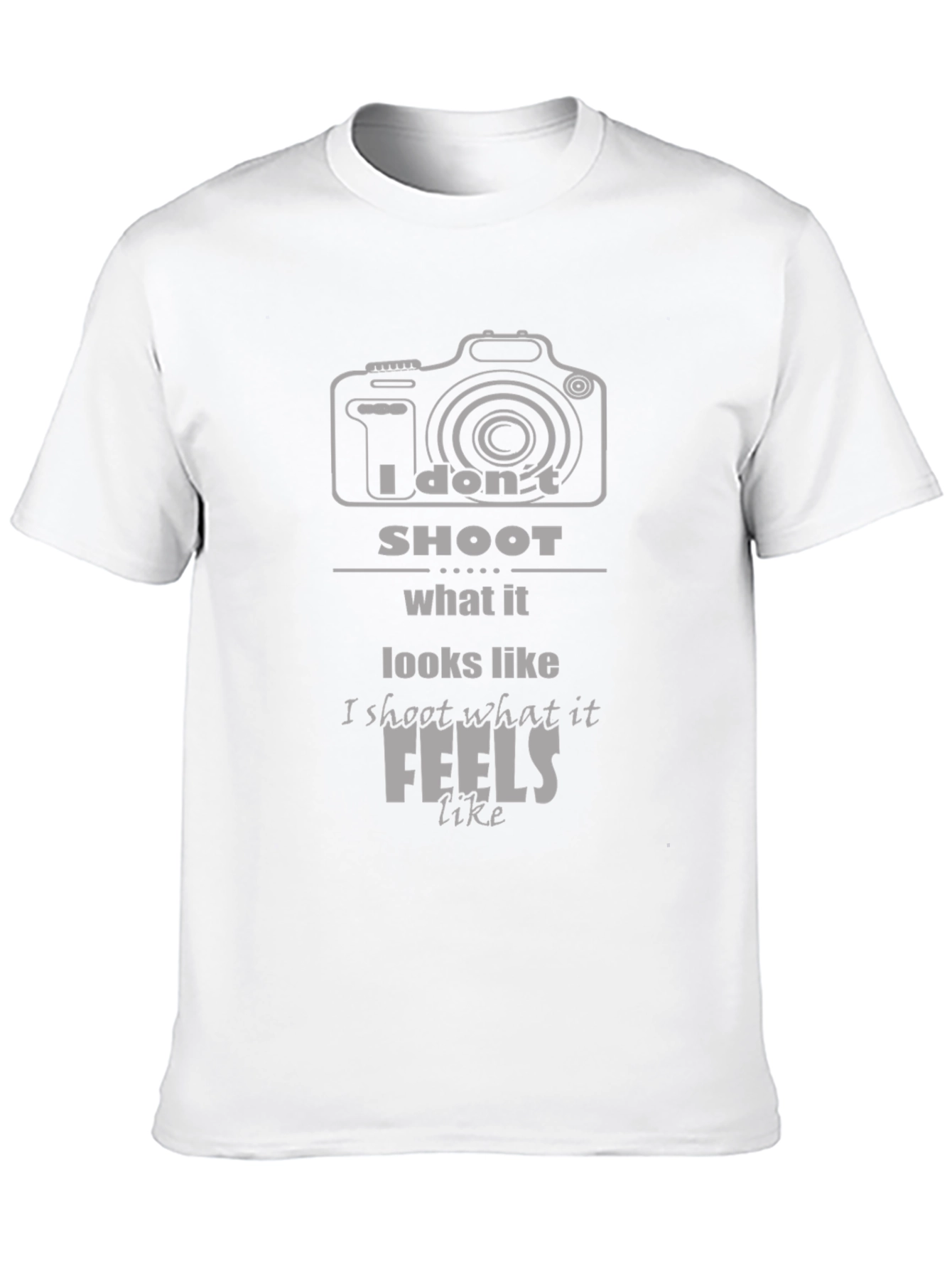 Black Photographer's T-Shirt: I Don't Shoot What it Looks Like view 10