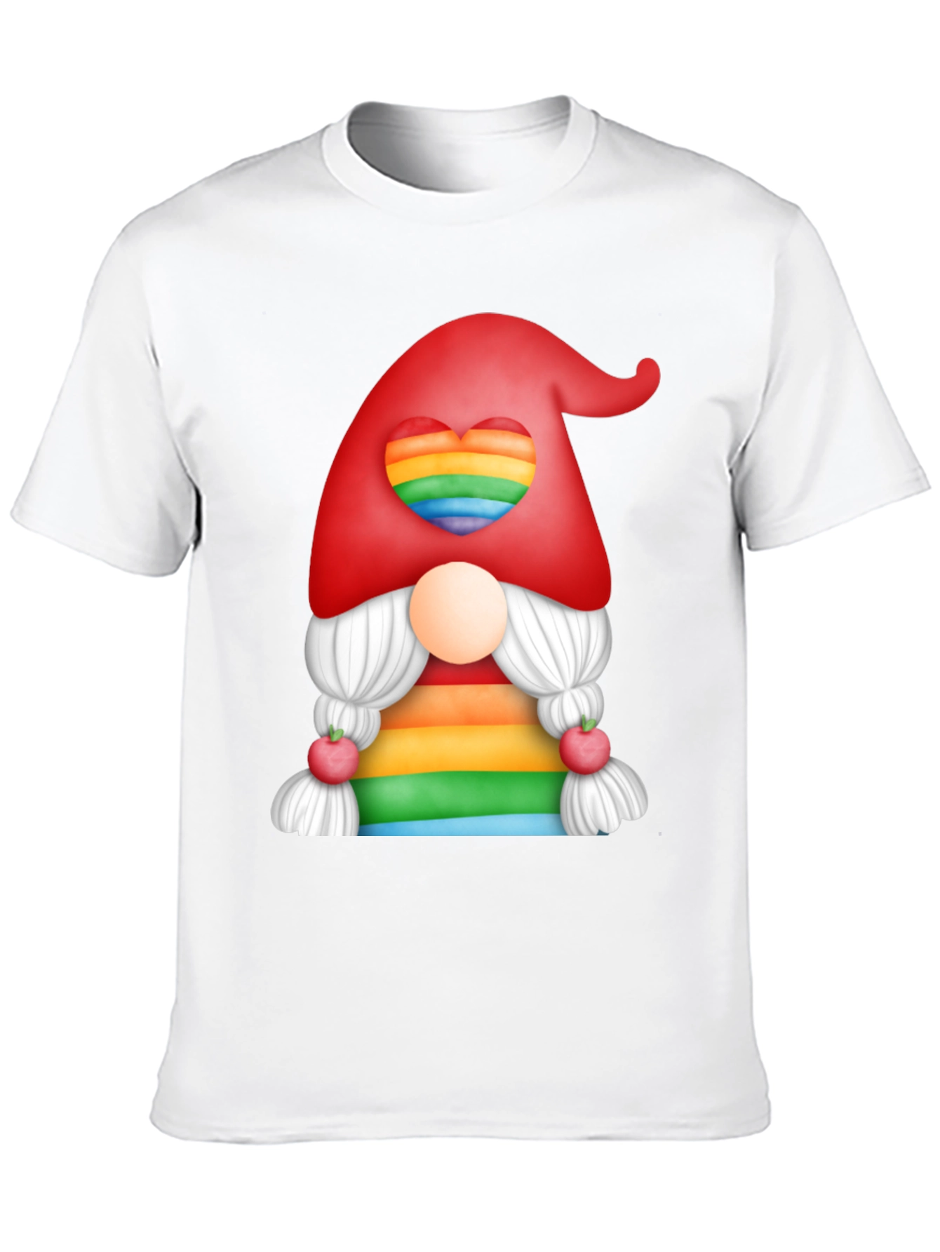 Black Rainbow Gnome T-Shirt view 10