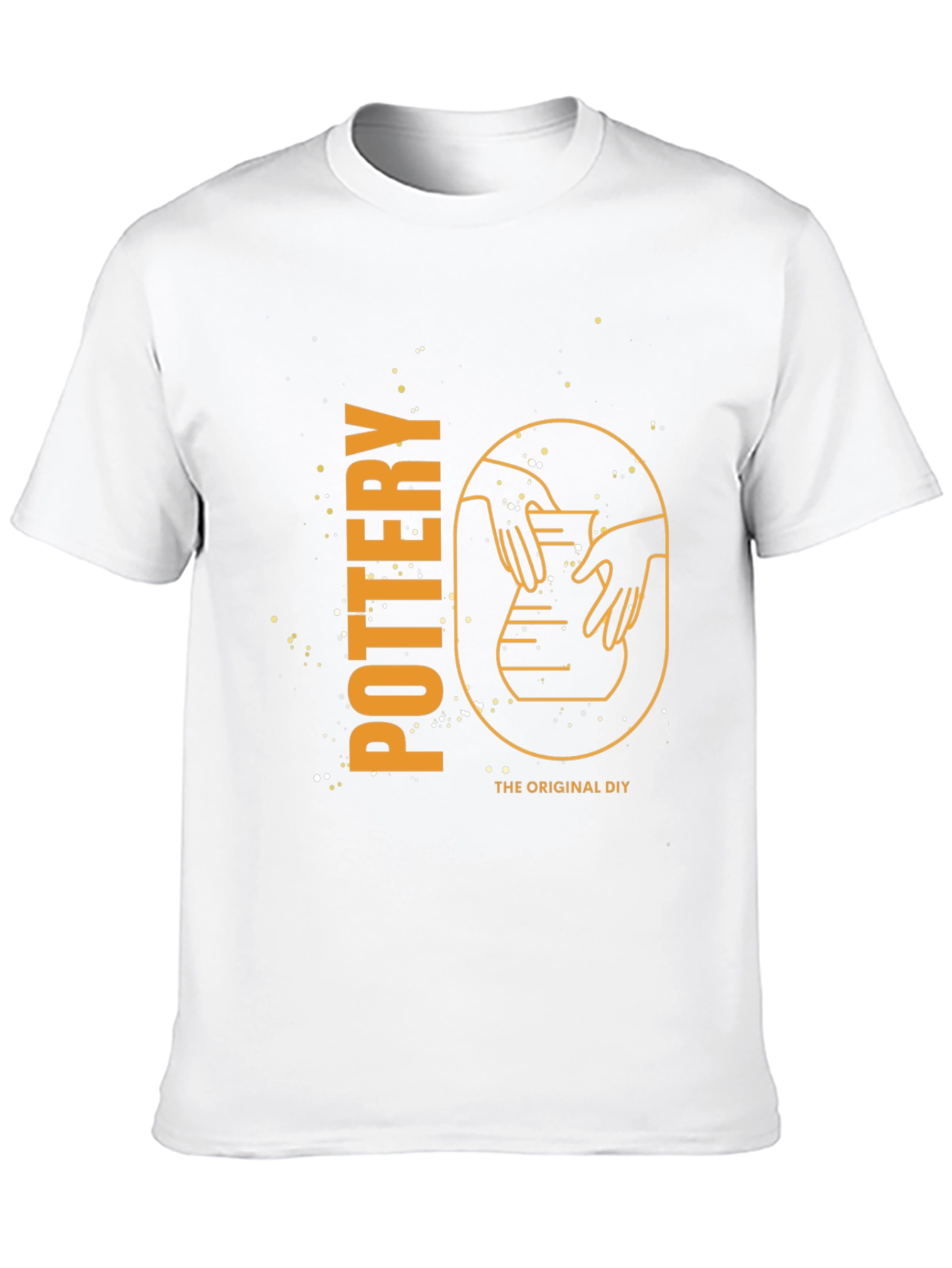 Black Pottery DIY Graphic Tee - Stylish Handcrafted Design view 10