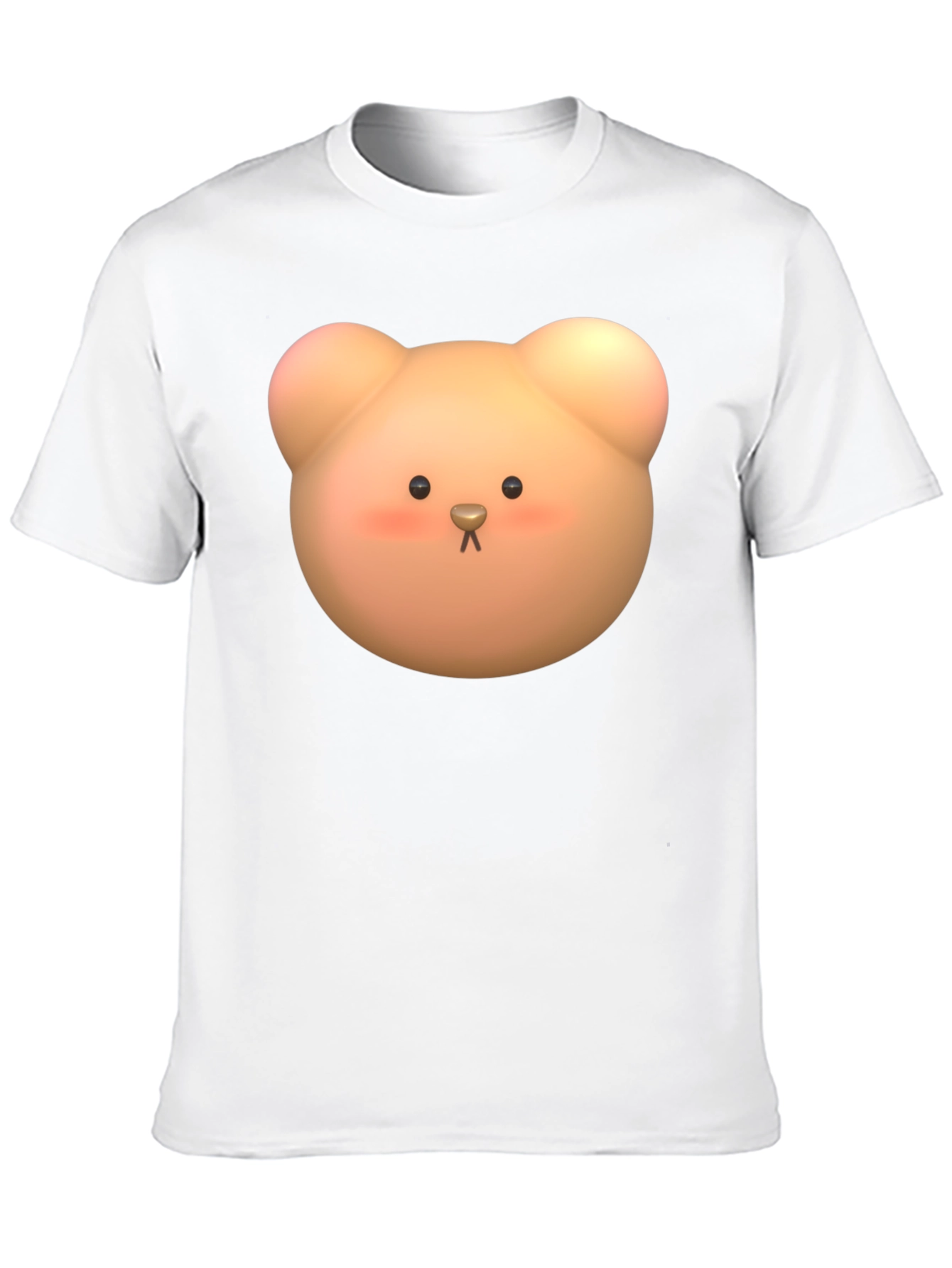 Black Cute Bear Graphic Tee - Soft Cotton Comfort view 10