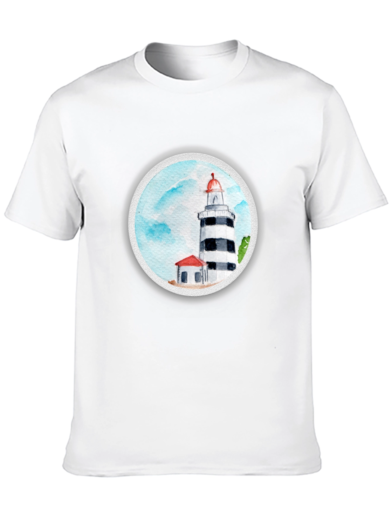 Black Lighthouse Graphic Print Tee - Classic Comfort view 10