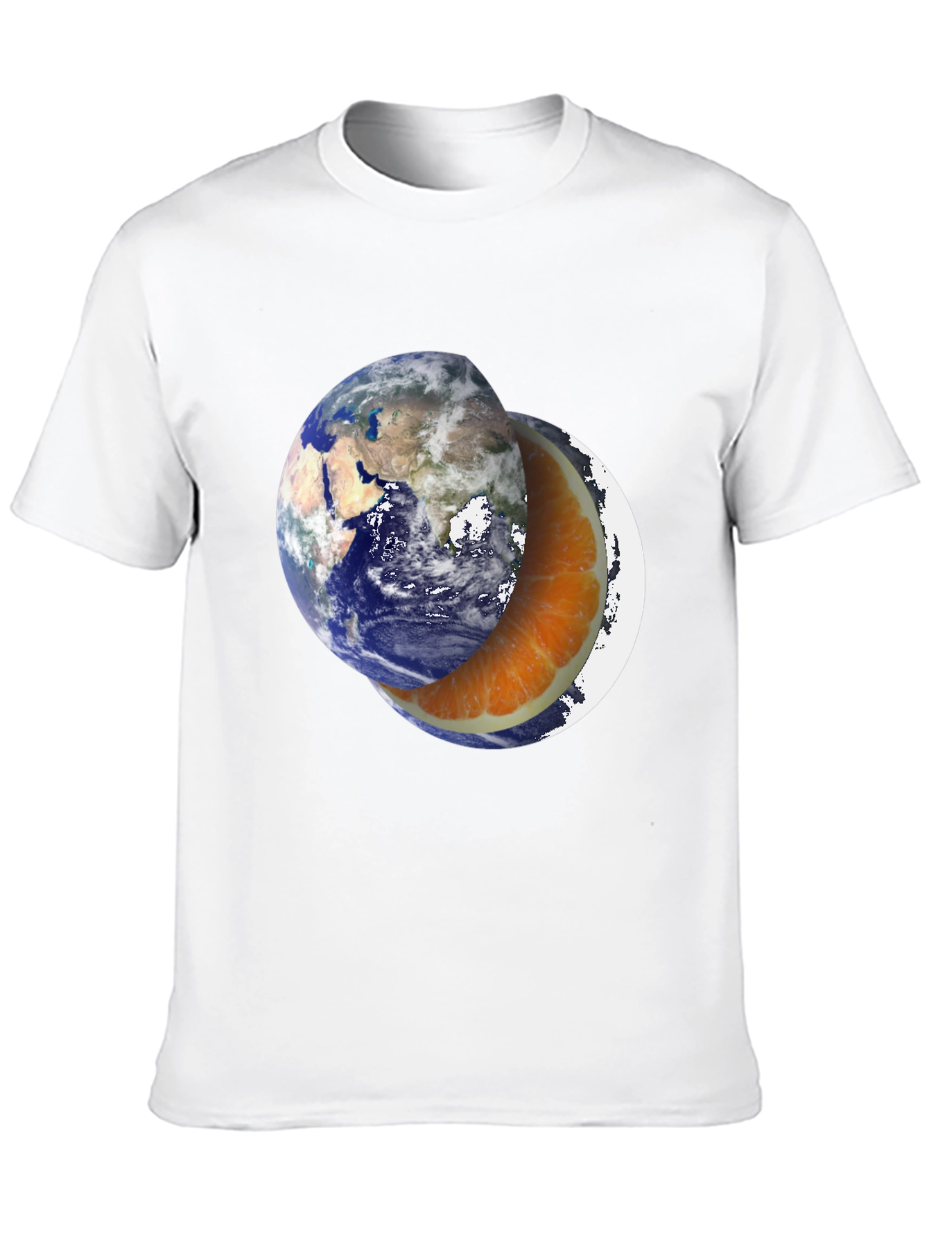Earth Orange Slice Graphic T-Shirt - 10