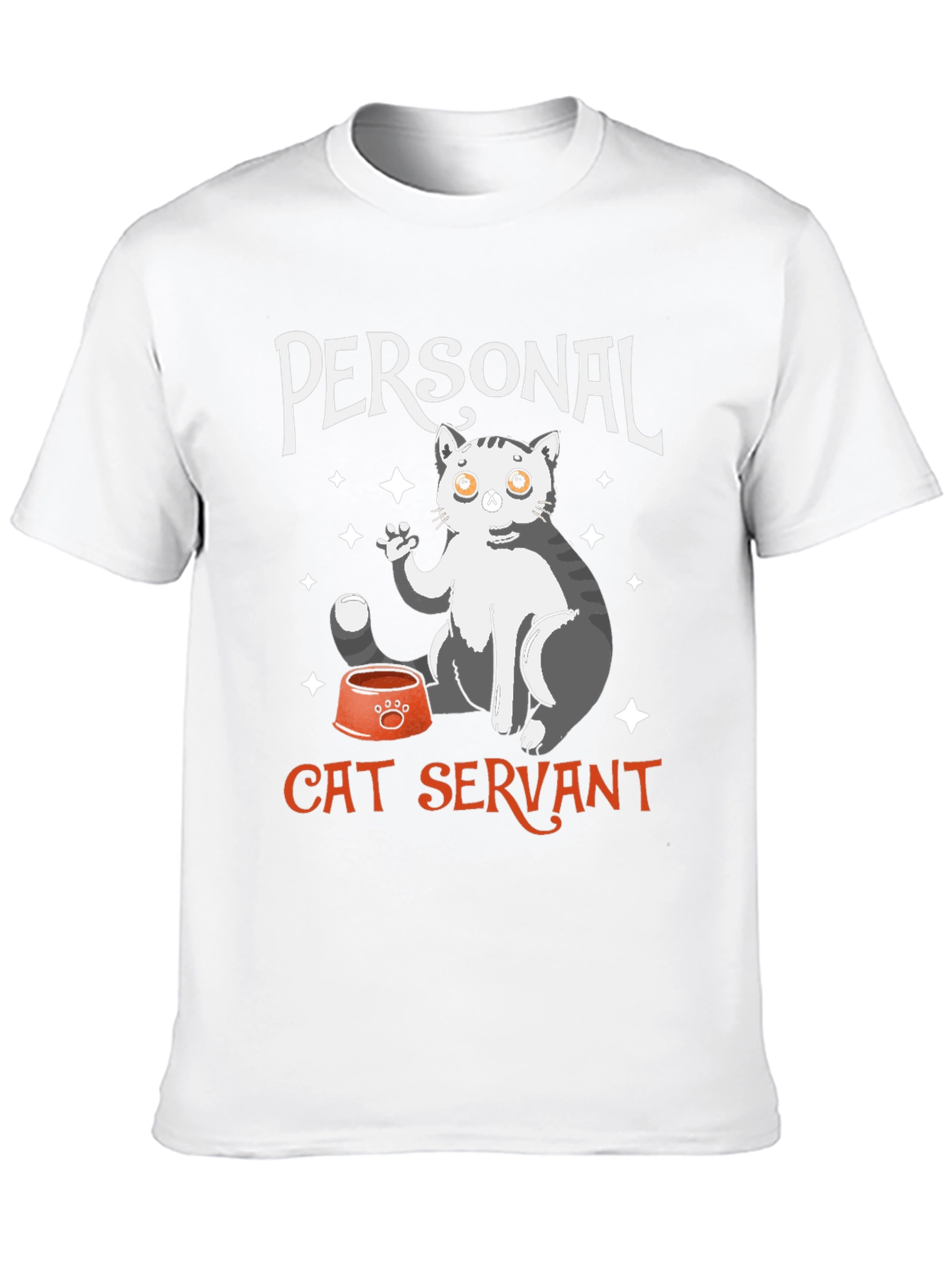 Black Personal Cat Servant T-Shirt view 10