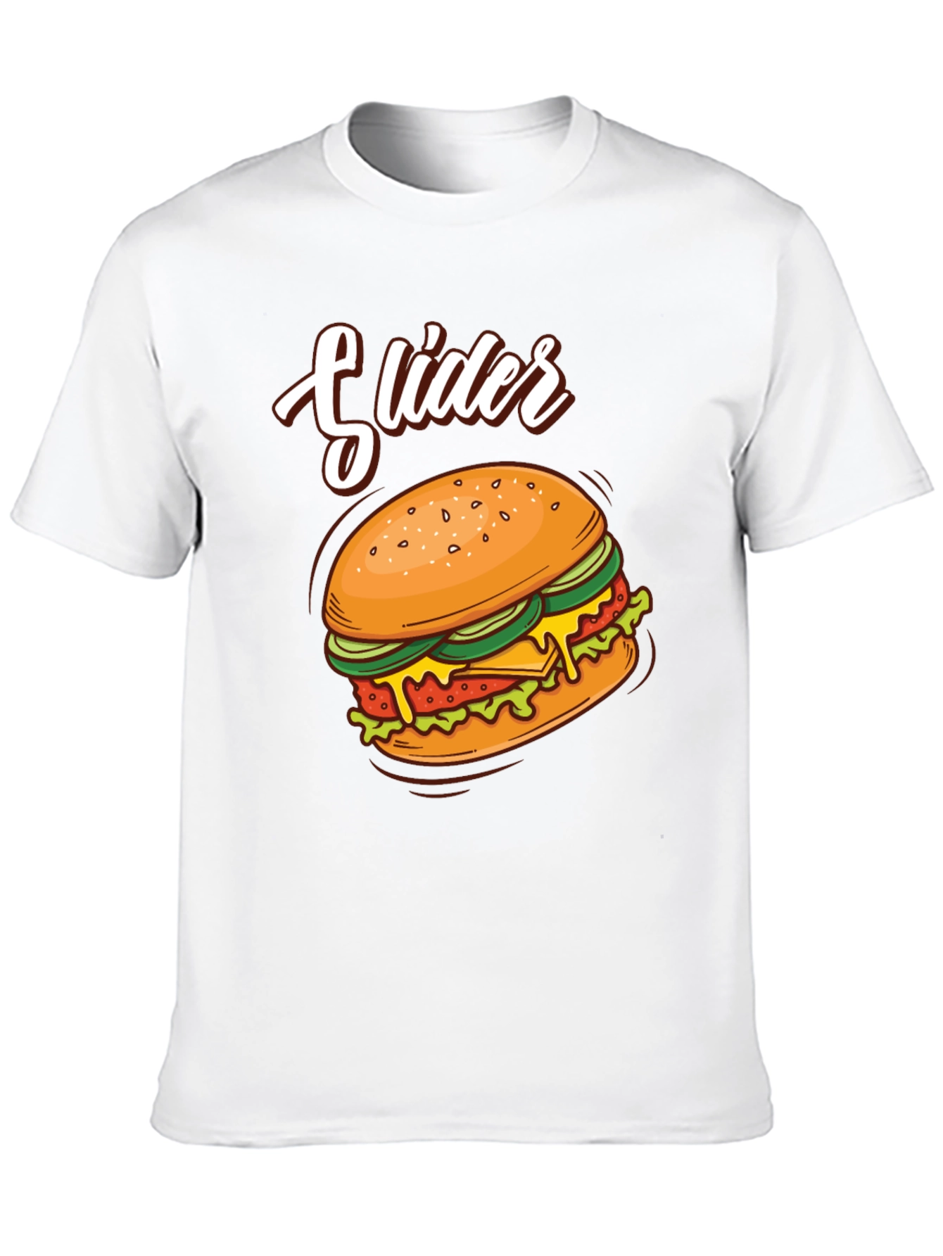 Black Slider Graphic Tee - Casual Unisex T-Shirt view 10