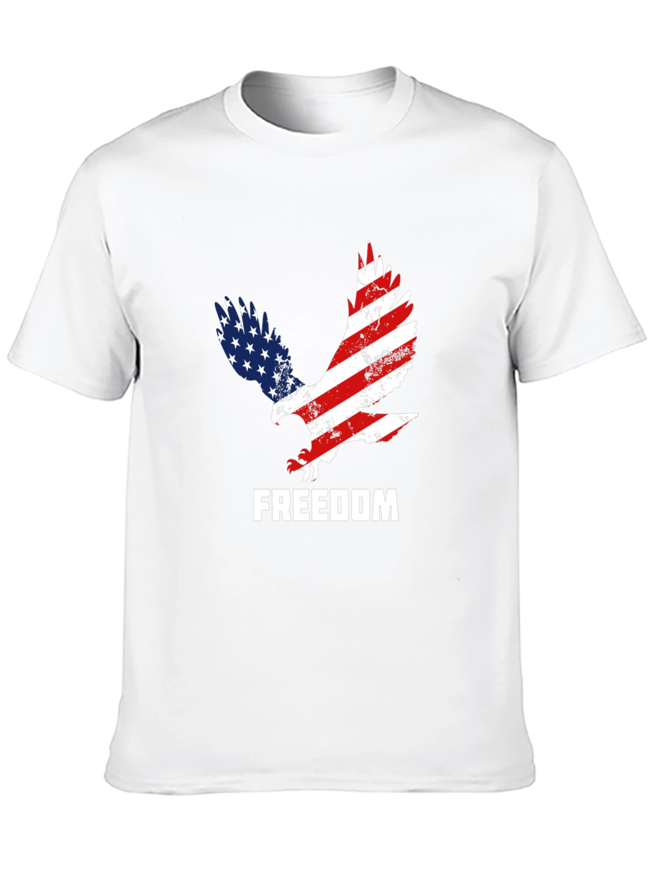 Black American Freedom Eagle Graphic Tee view 10