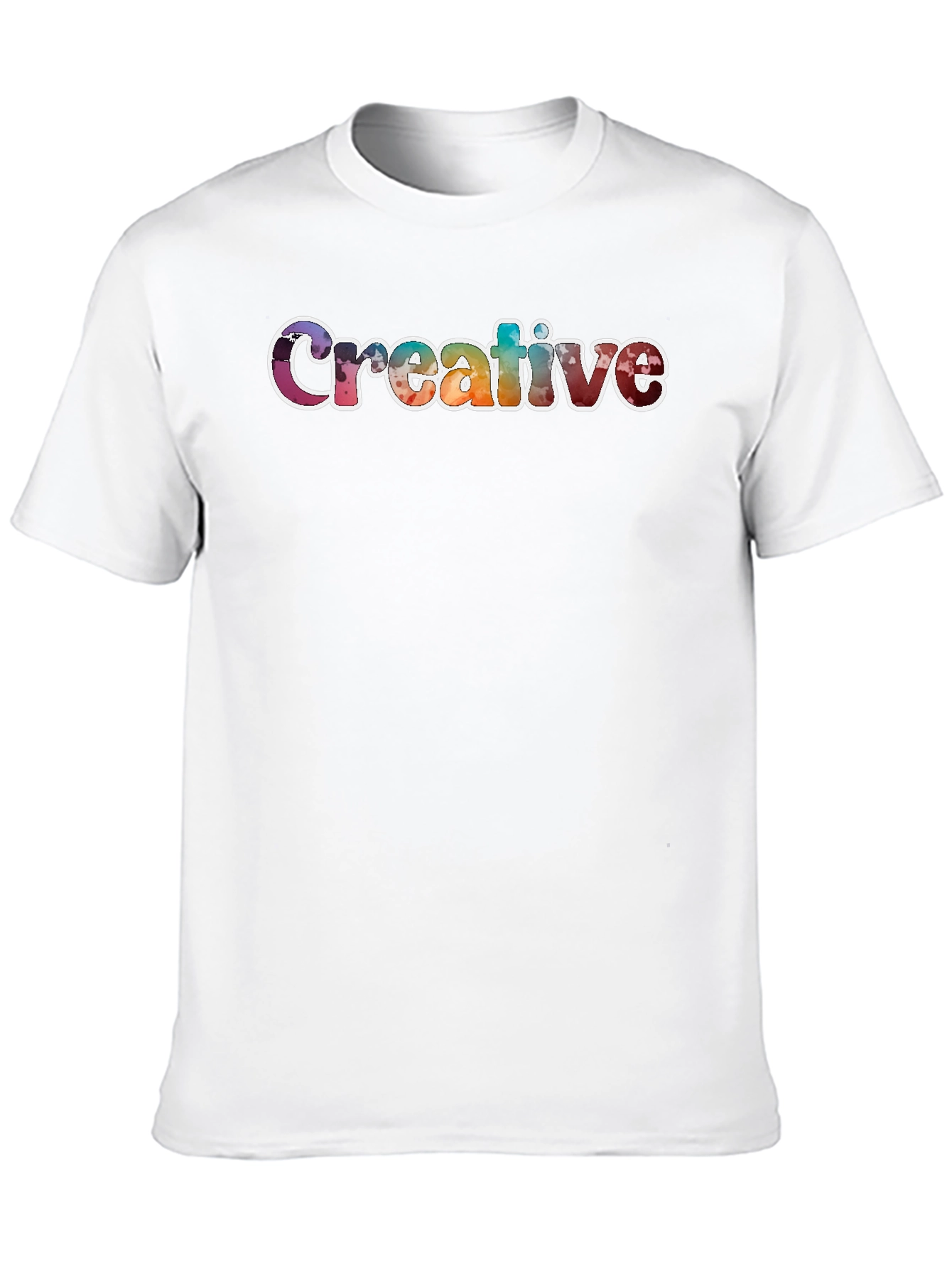 Black Creative Graphic T-Shirt, Unisex Black Tee view 10
