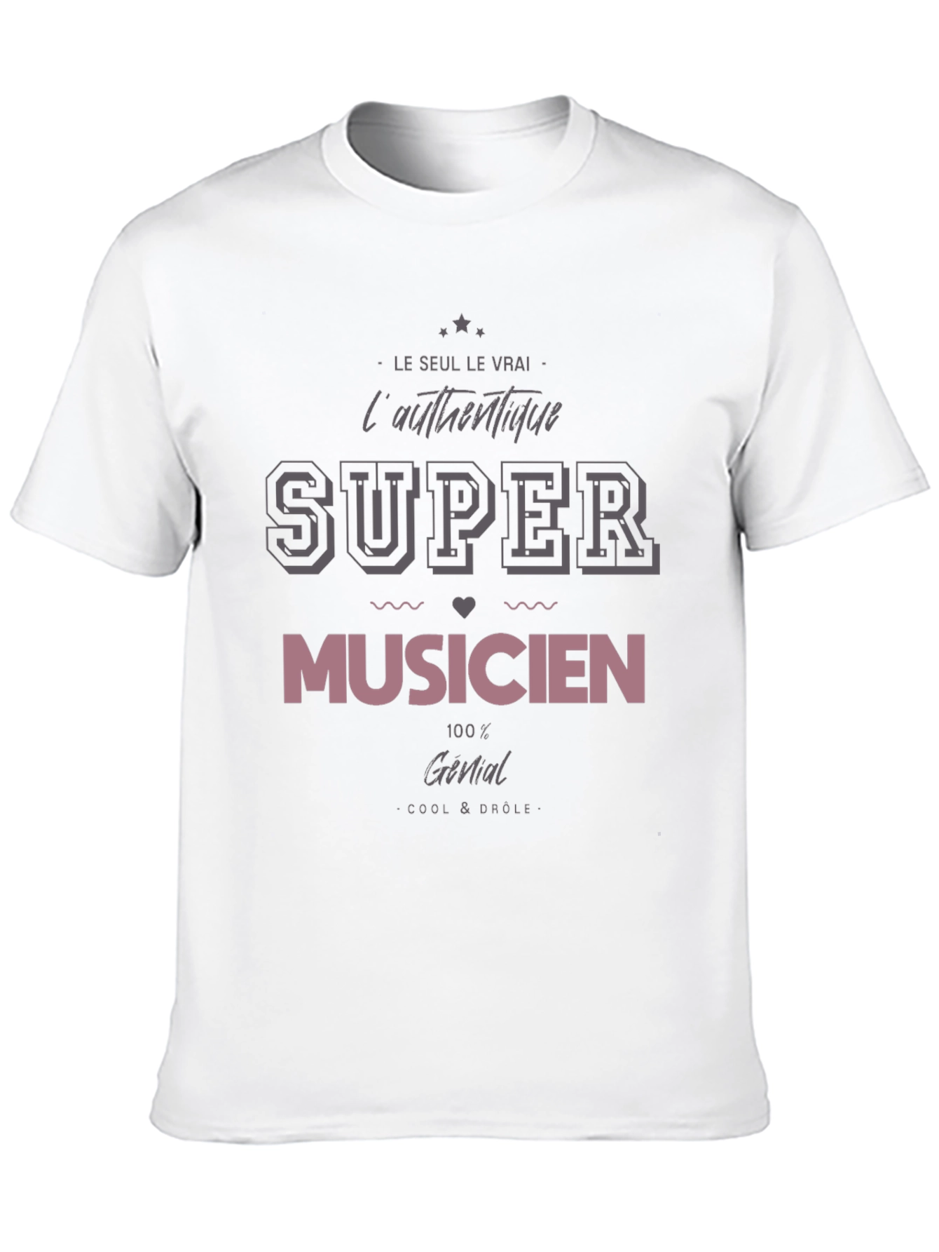 Black Super Musicien T-Shirt - Cool and Funny! view 10