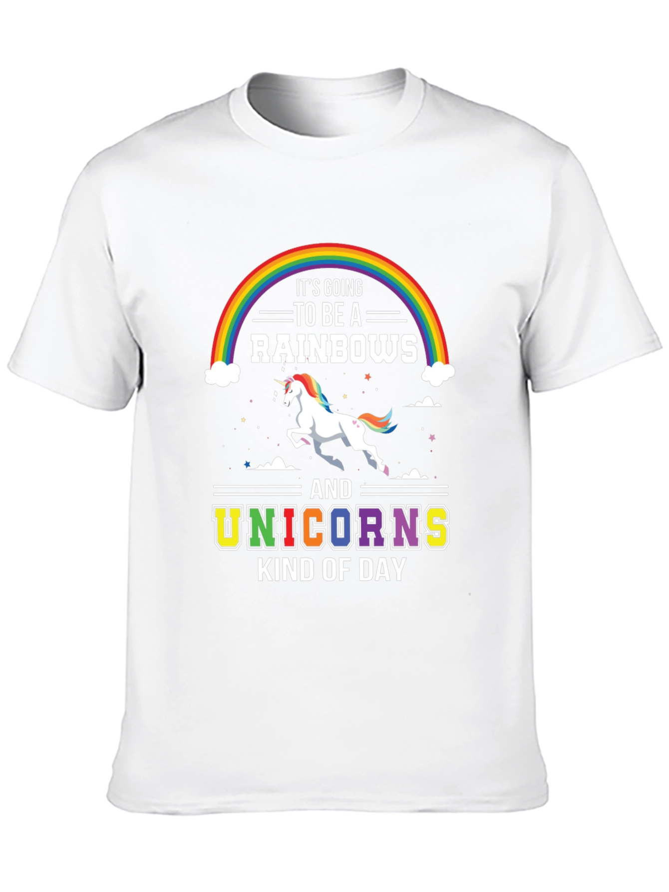 Black Rainbows & Unicorns T-Shirt: Magical Kind of Day! view 10