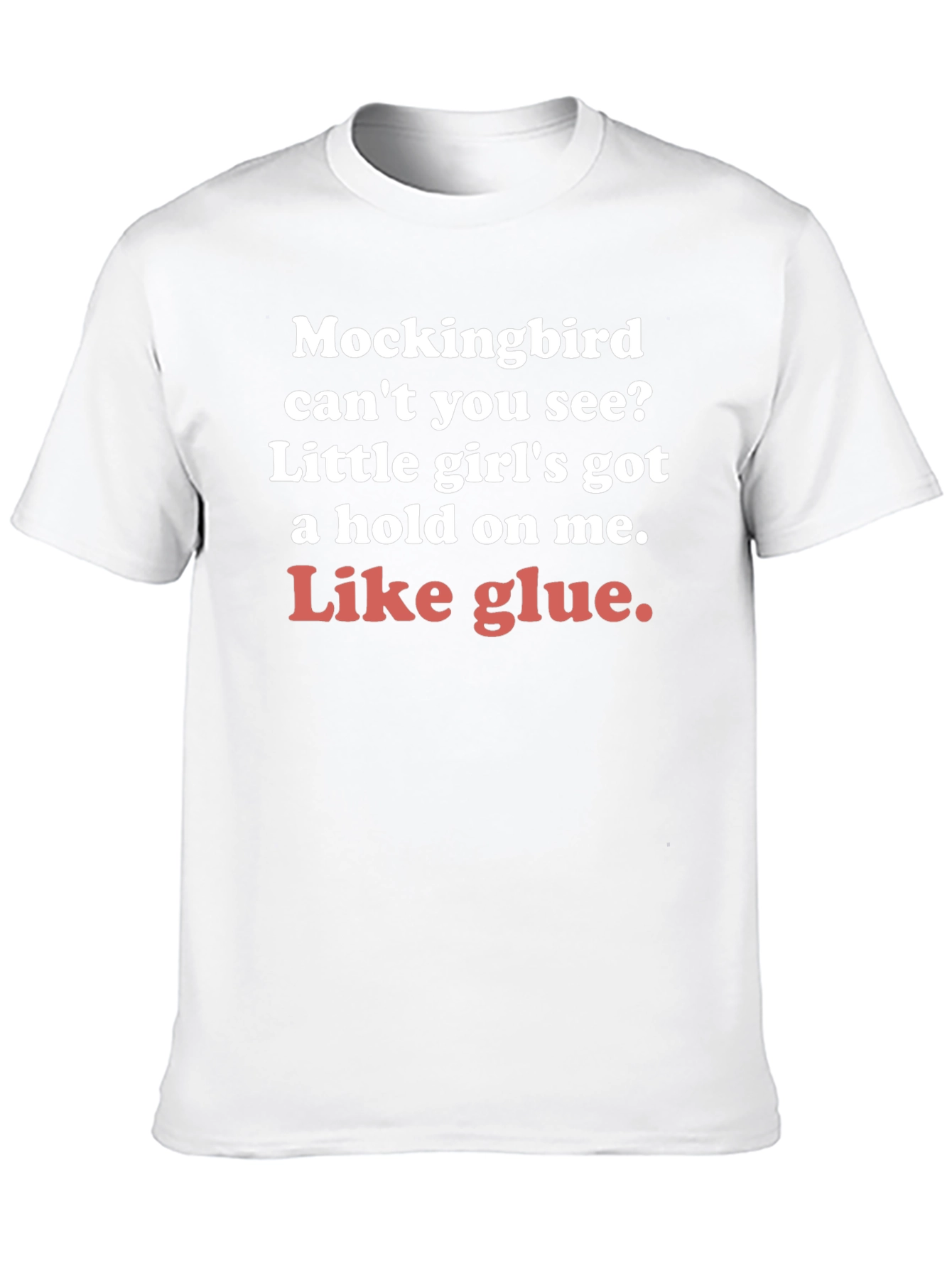 Black Mockingbird Lyric Tee - Like Glue Song T-Shirt view 10