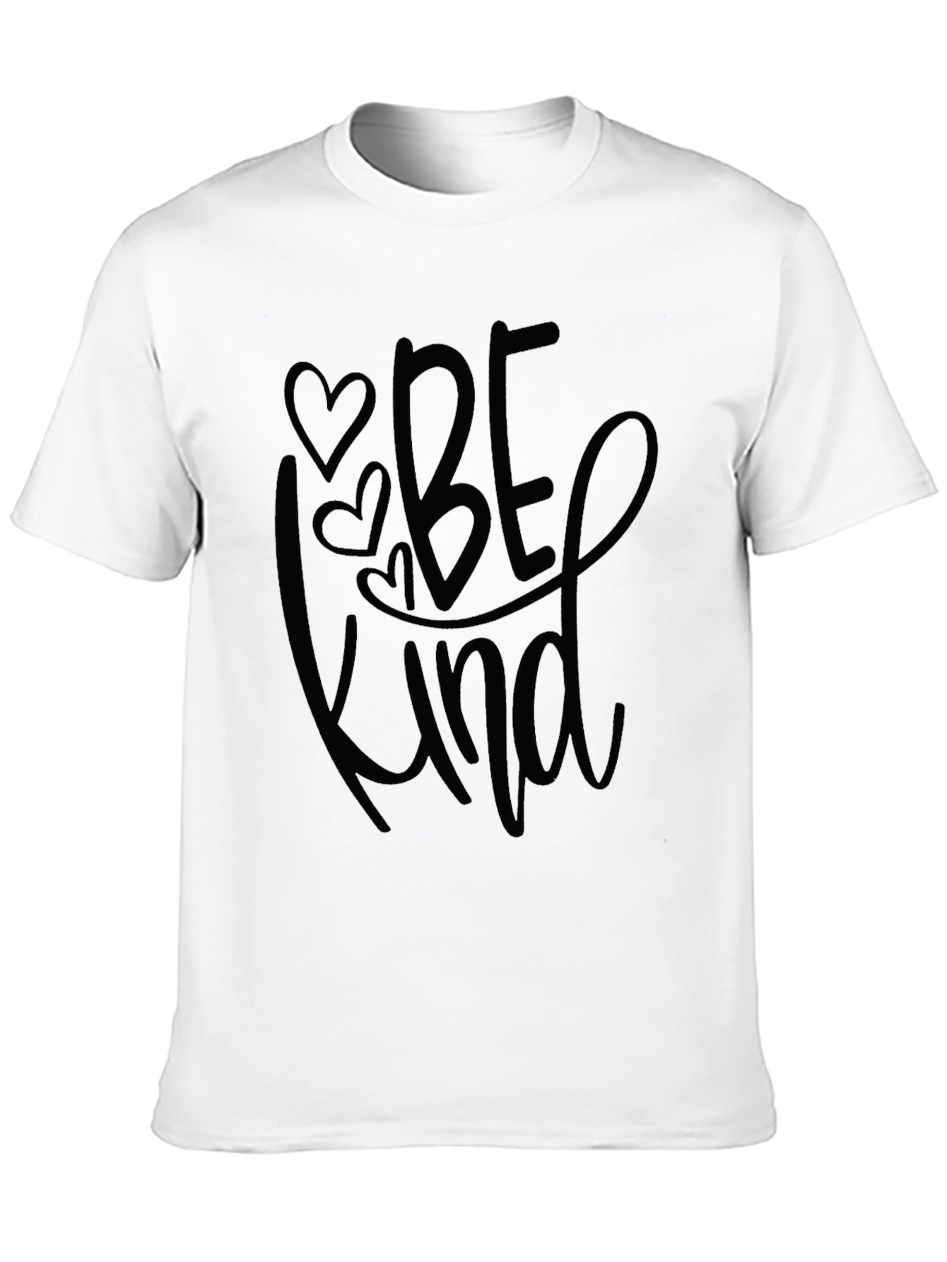 Black Be Kind Graphic Tee - Trendy Casual Shirt view 10