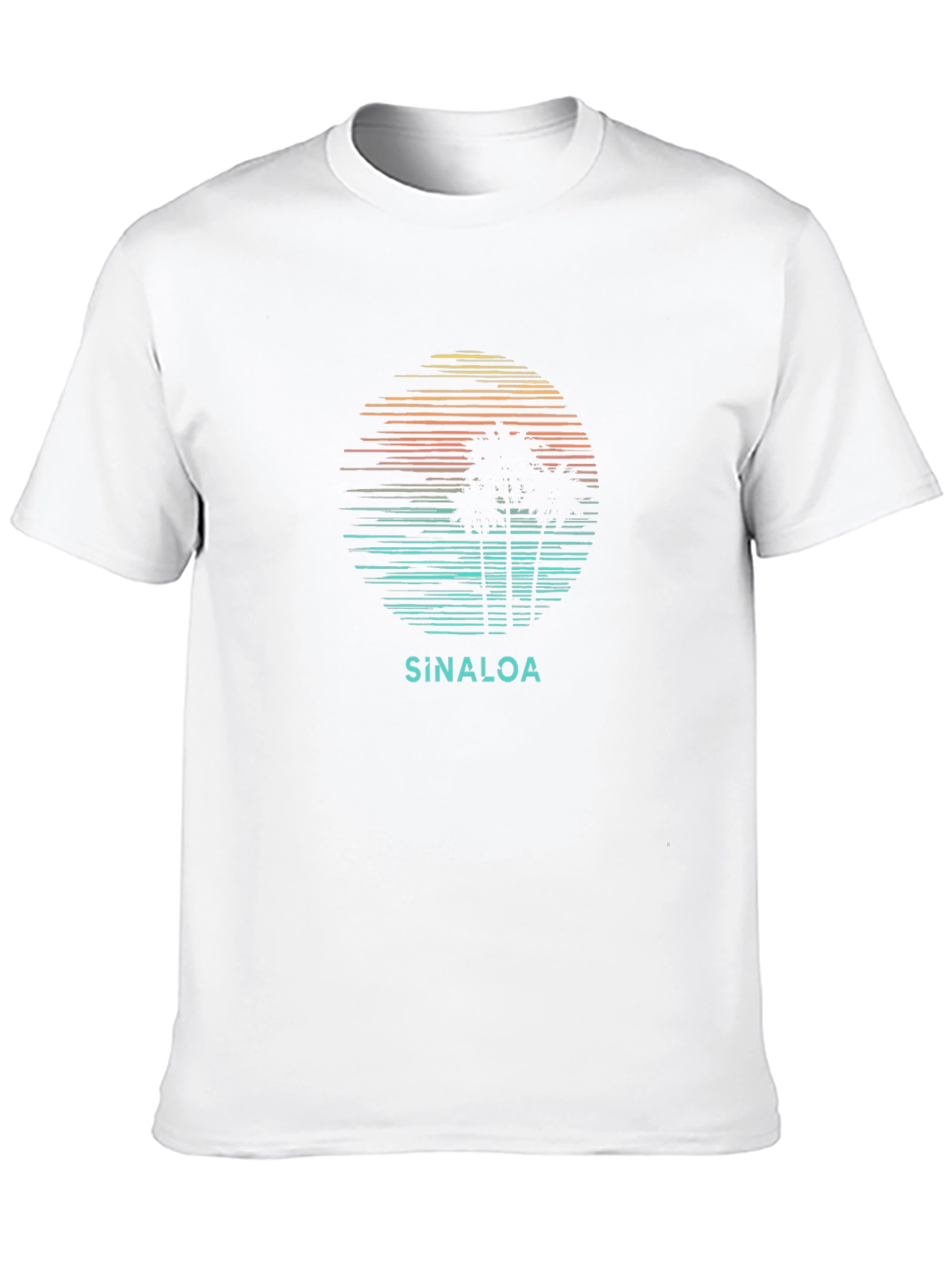 Retro Sinaloa Palm Tree Graphic Tee - 10