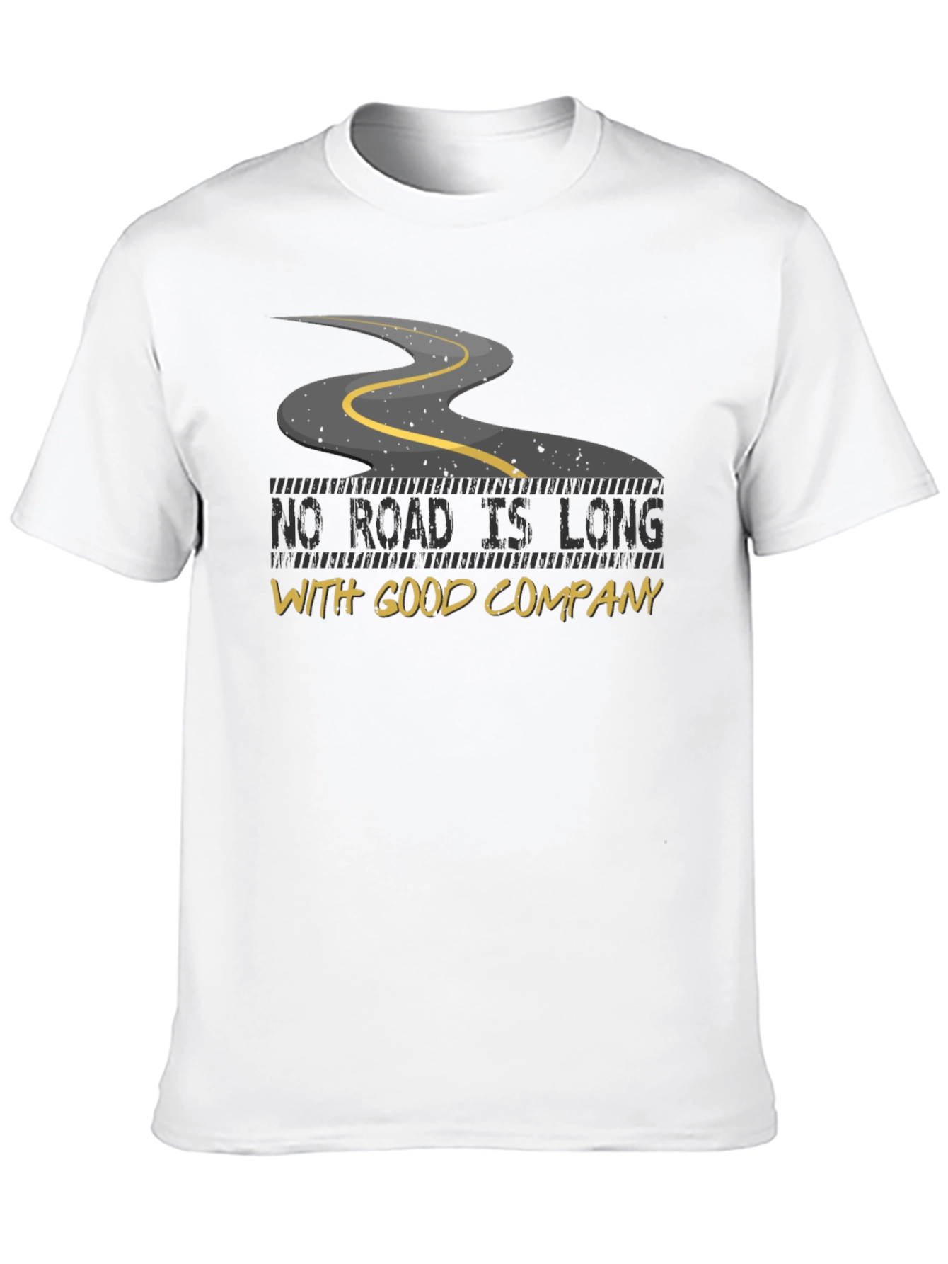 Black Motivational Road Trip T-Shirt - Good Company view 10